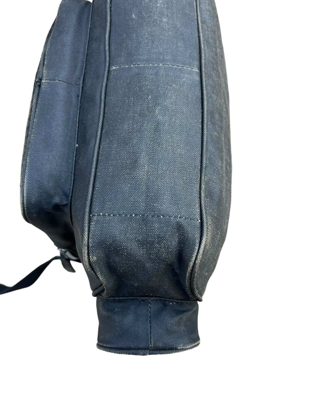 Paul Smith Vintage Paul Smith Waxed Hybrid Leather Cargo Tote Bag Size ONE SIZE - 13 Thumbnail