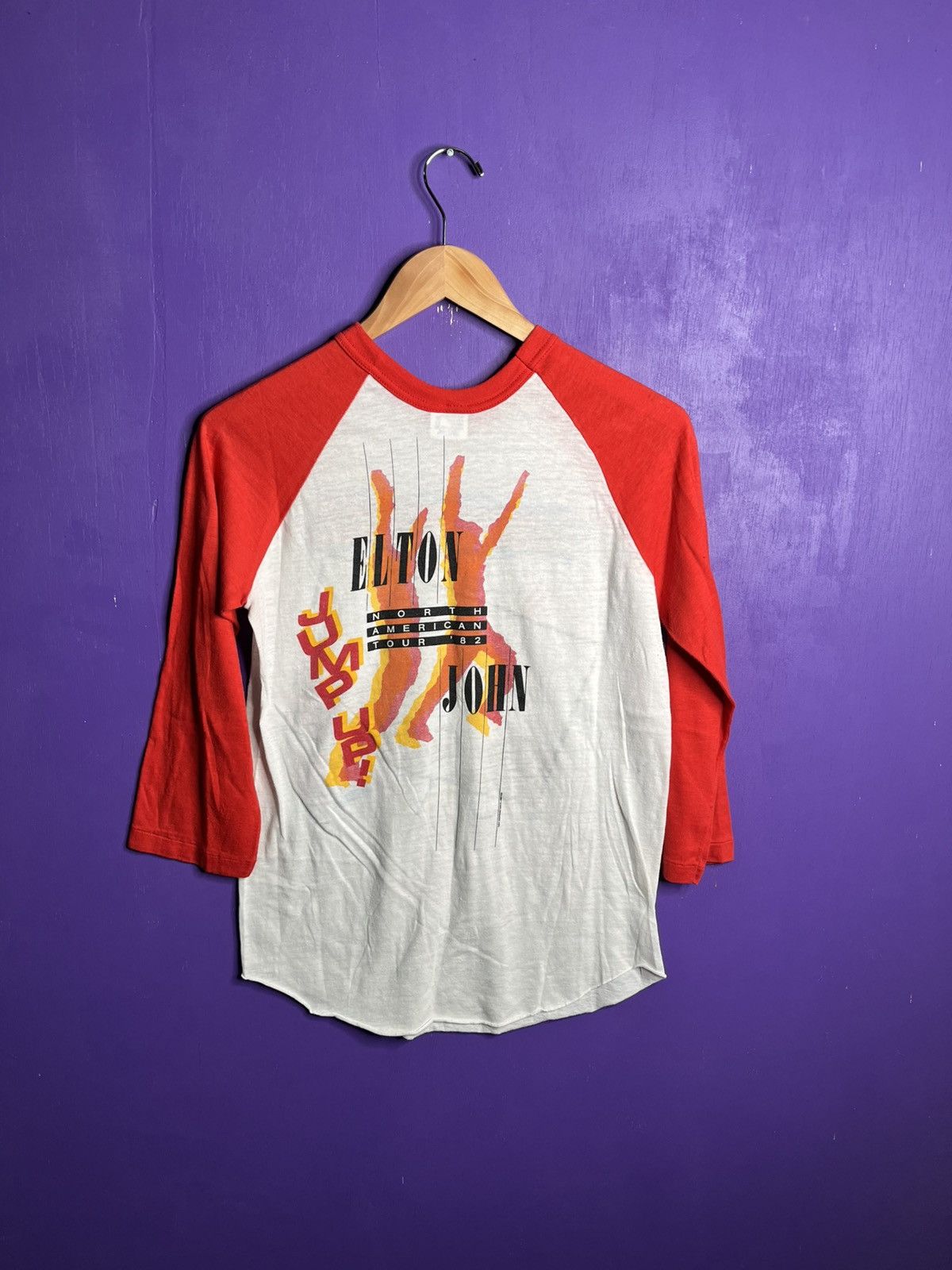 Band Tees × Vintage Vintage 1982 Elton John North American tour t-shirt Size US M / EU 48-50 / 2 - 2 Thumbnail