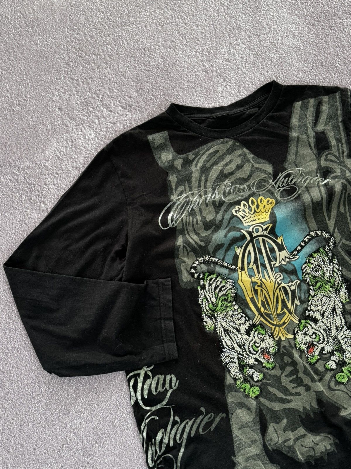 Christian Audigier Vintage Ed Hardy By Christian Audigier Long Sleeve Size US M / EU 48-50 / 2 - 4 Thumbnail