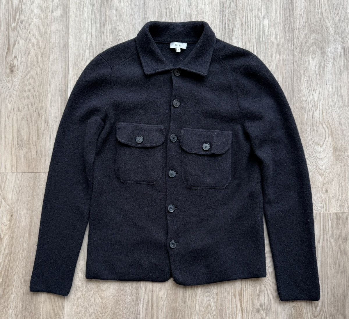 Reiss Reiss Overshirt Size Small Men's Wool Button Front Jacket Size US S / EU 44-46 / 1 - 1 Thumbnail