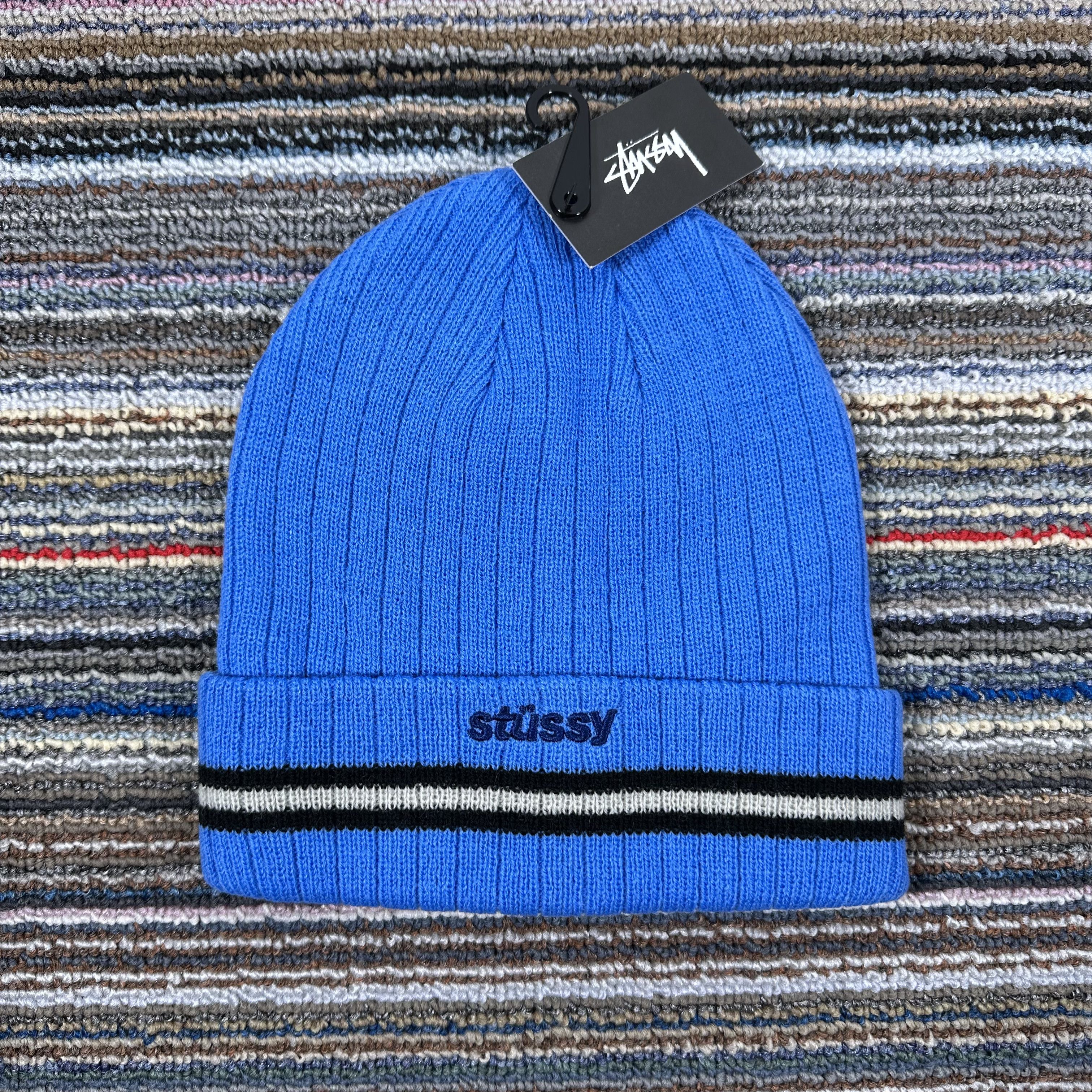 Stussy STUSSY X CARHARTT WIP BEANIE HAT TEAL | Grailed