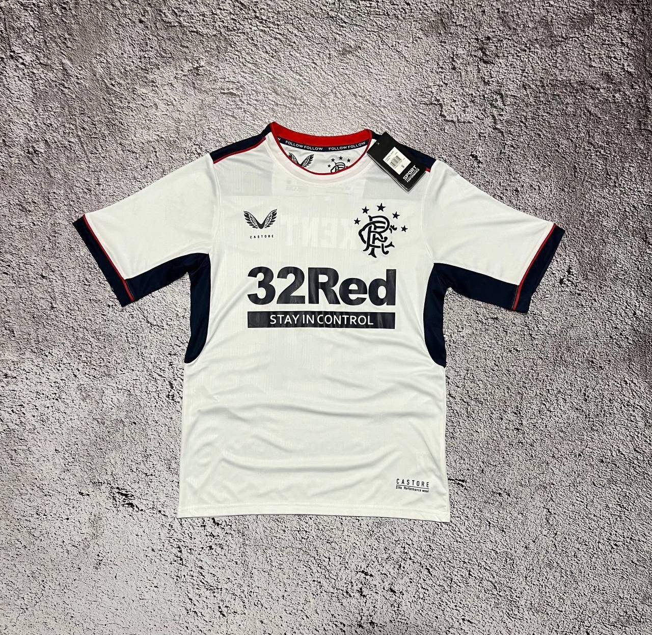 Castore Glasgow Rangers 2020-2021 Away Football Shirt Soccer Jersey Size US S / EU 44-46 / 1 - 2 Thumbnail