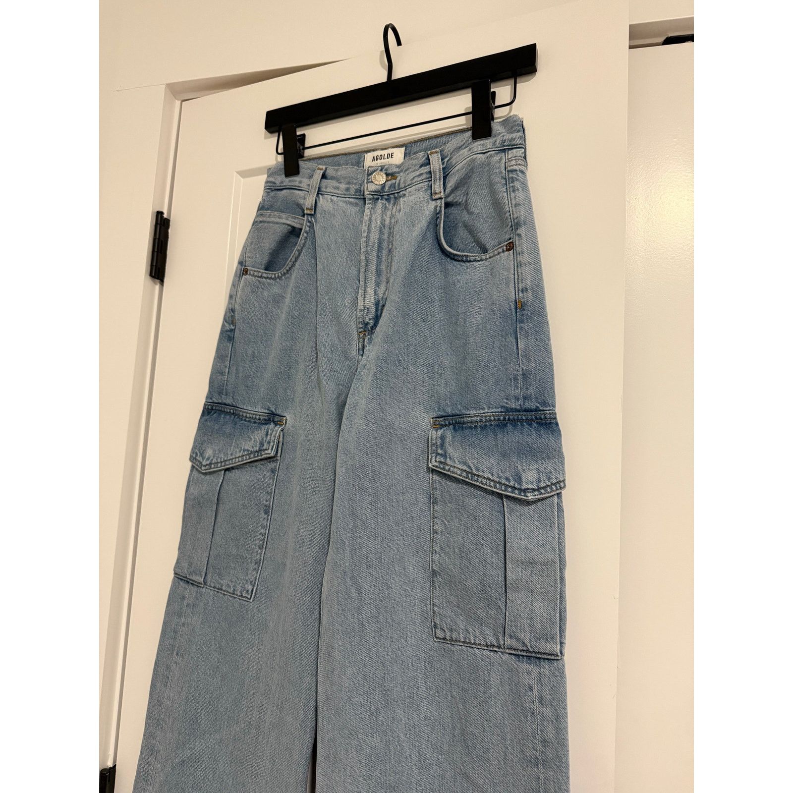 Agolde $325 Agolde Minka Denim Cargo Jeans - 24 Waist - 29” inseam Size 24" / US 00 / IT 34 - 7 Thumbnail