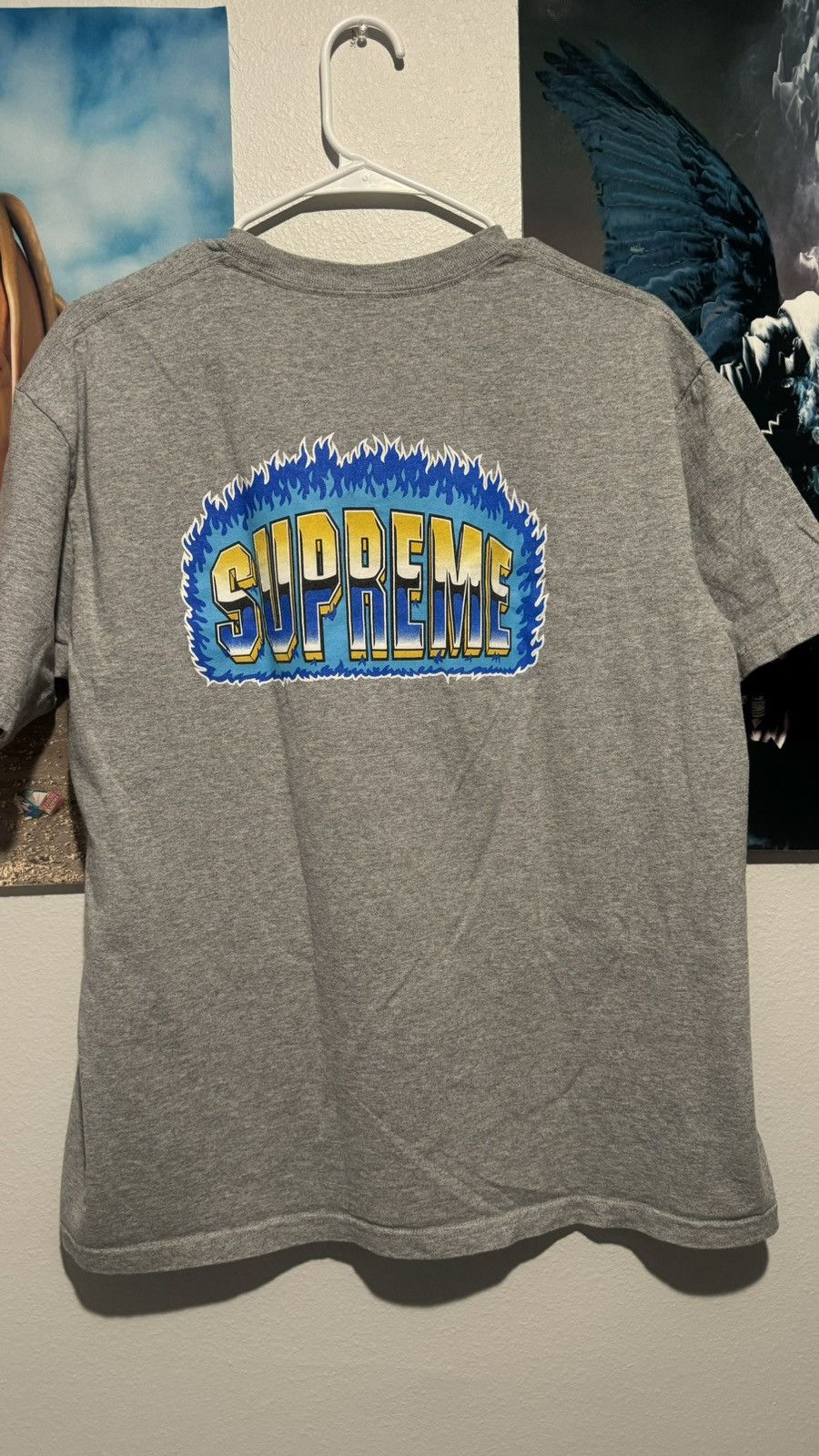 Supreme Supreme Chrome Fire Tee Size US M / EU 48-50 / 2 - 2 Thumbnail