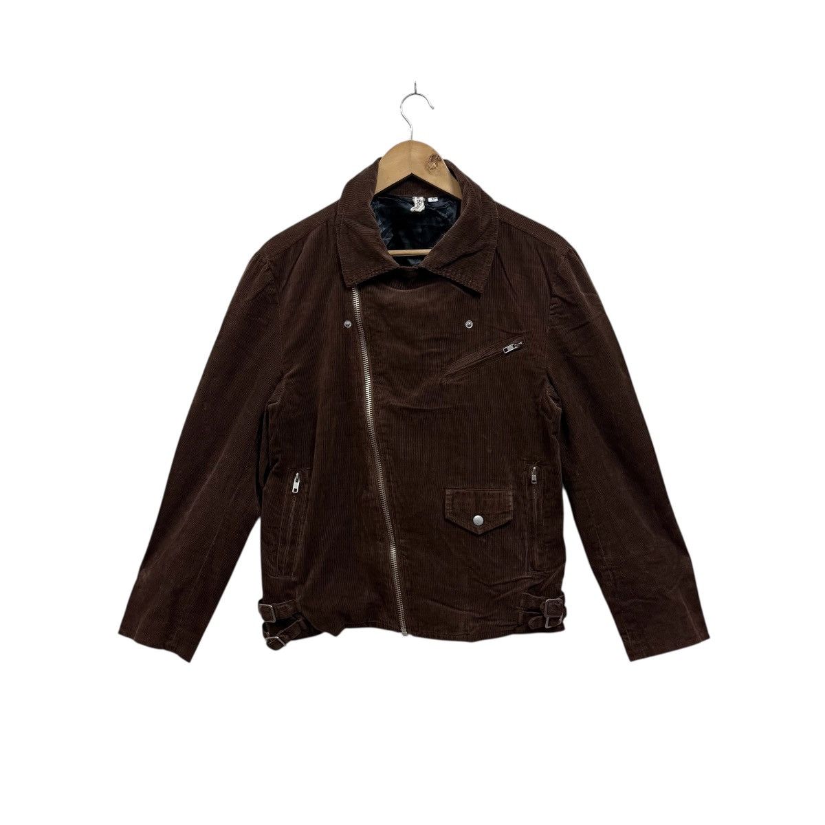 Japanese Brand Hikari Shoji Sm Sadhu Biker Jacket Vkei Style Corduroy Size US S / EU 44-46 / 1 - 2 Thumbnail