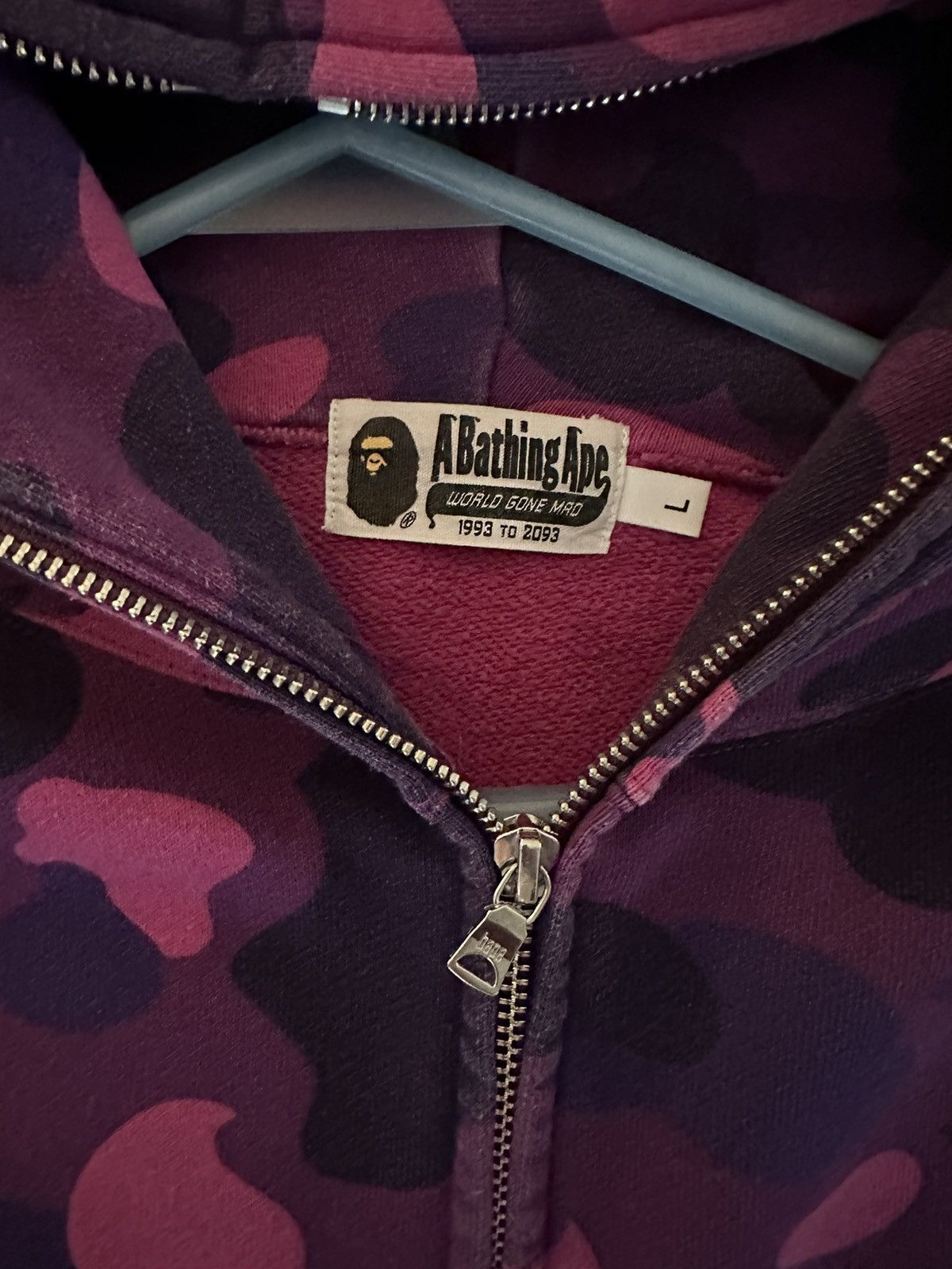 Bape Color Camo One Point Full Zip Hoodie Size US L / EU 52-54 / 3 - 7 Thumbnail