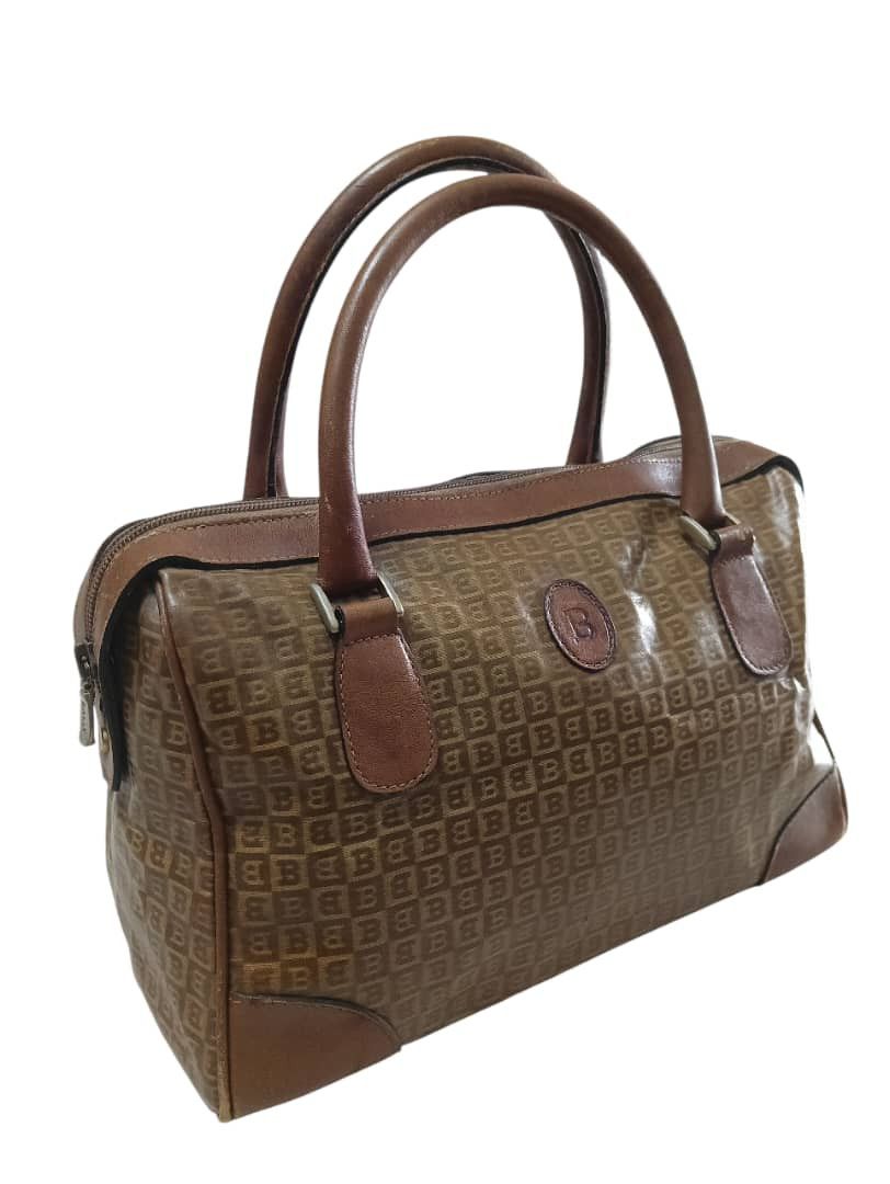Bally Best Offer Vintage BALLY MONOGRAM Hand Bag One Size Size ONE SIZE - 2 Thumbnail