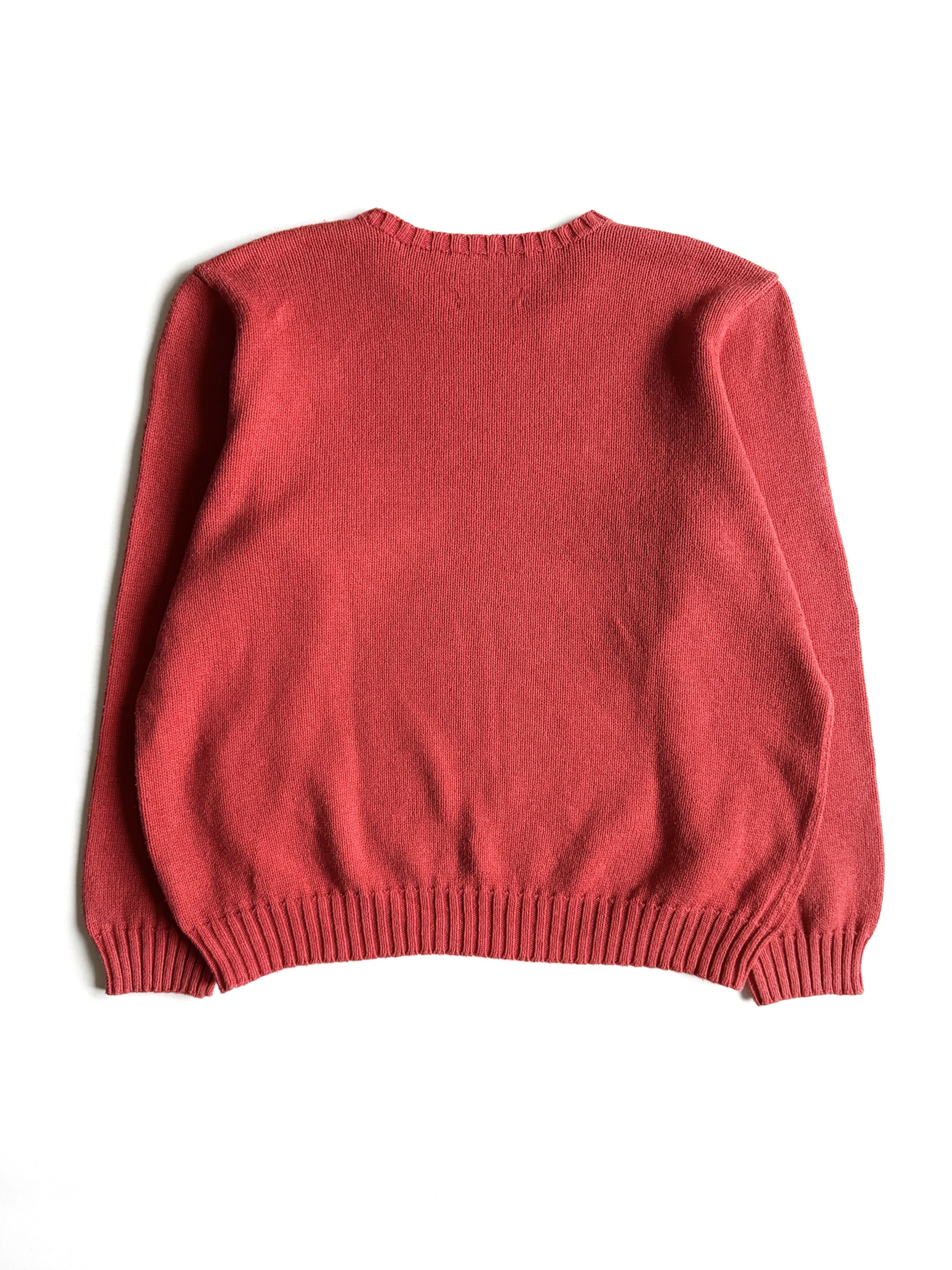 Polo Ralph Lauren Vintage Polo Ralph Lauren Boxy Fit Cotton Knit Sweater L-XL Size US XL / EU 56 / 4 - 4 Thumbnail