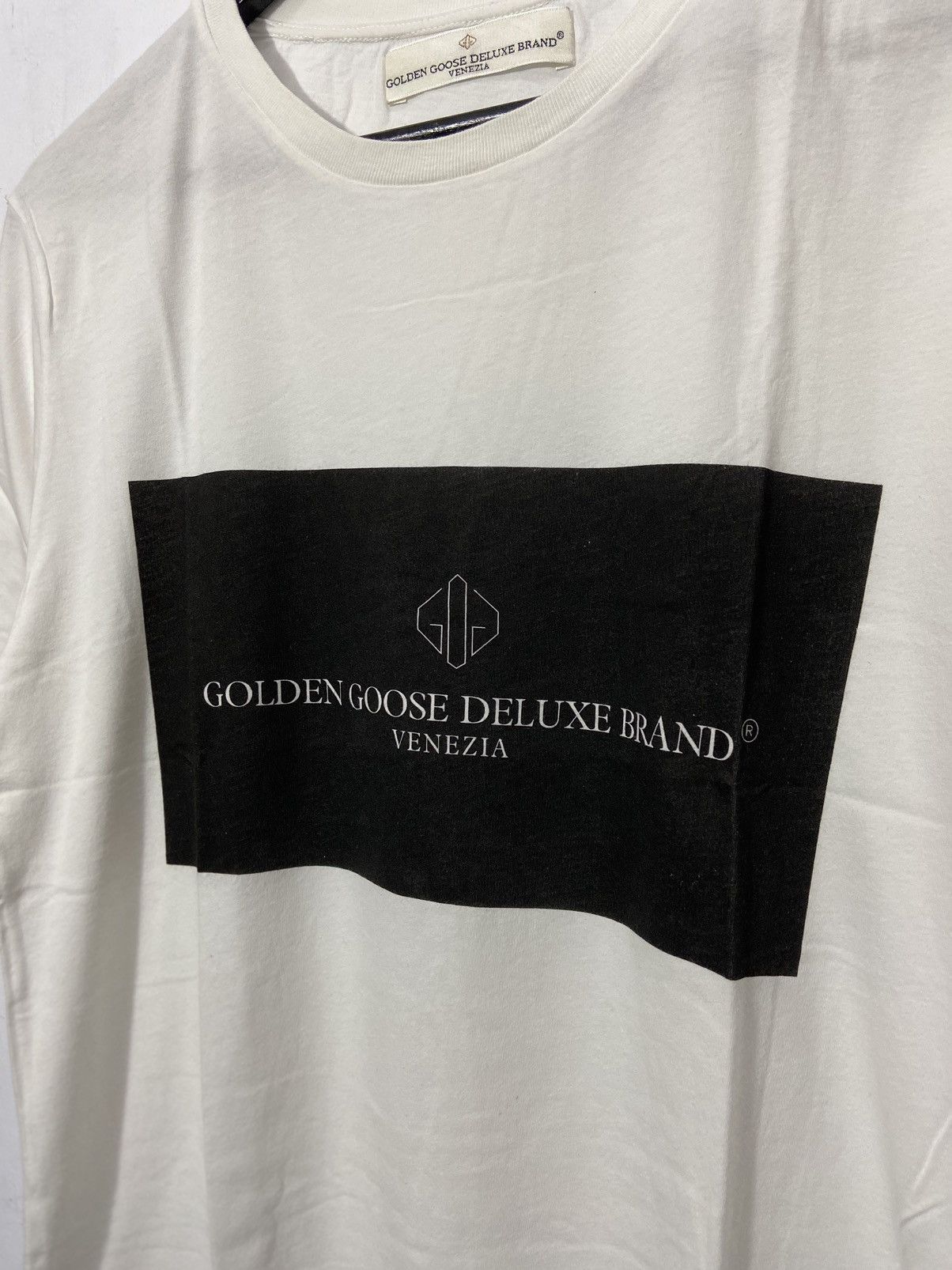 Golden Goose Golden Goose Deluxe Venezia Brand Tshirt White Size US L / EU 52-54 / 3 - 2 Thumbnail