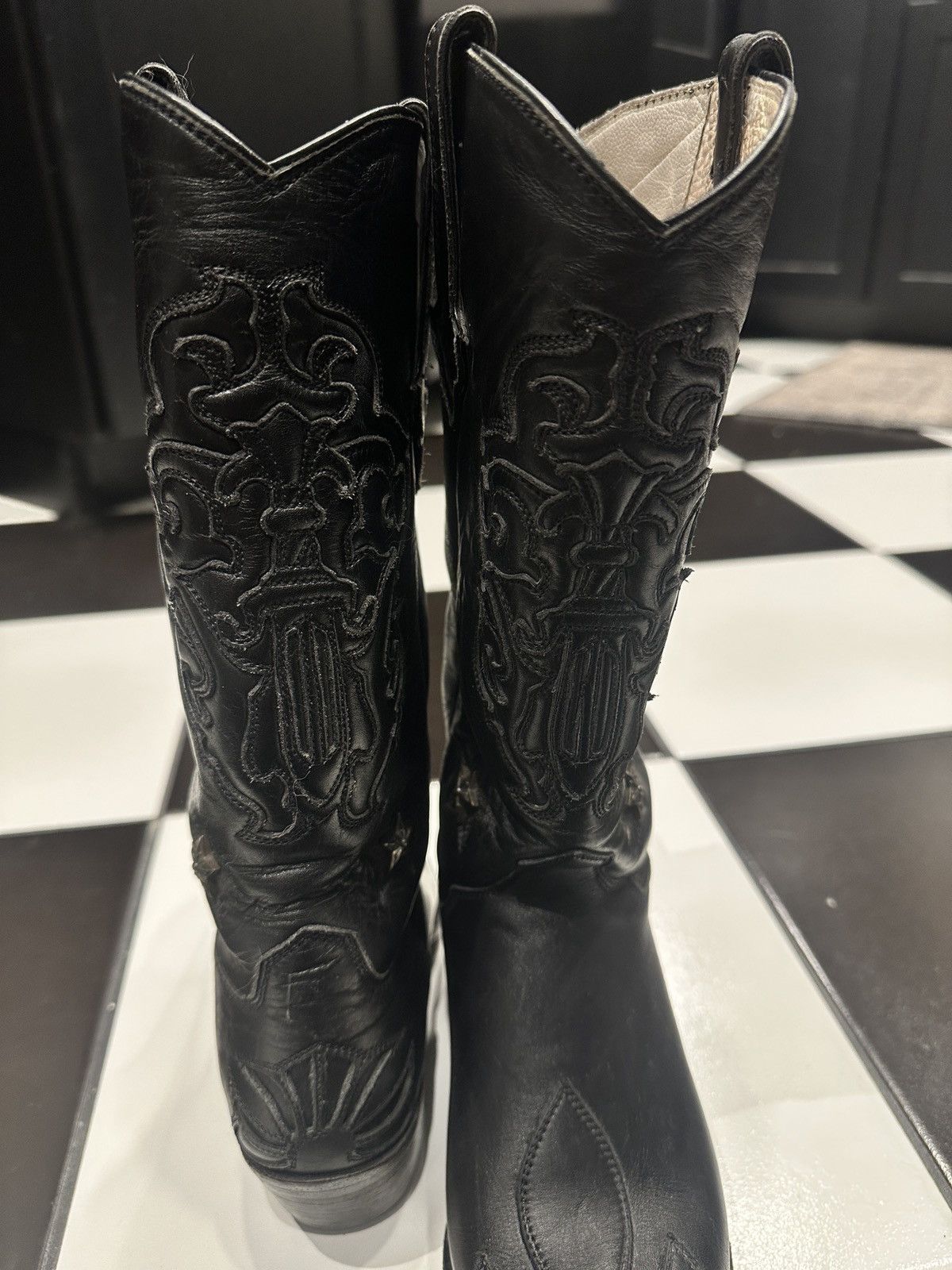 Chrome Hearts Chrome Hearts Cowboy Western Boots Size US 7.5 / IT 37.5 - 5 Thumbnail