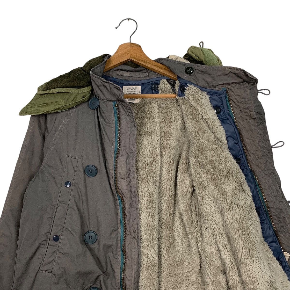 Japanese Brand Denim & Dungaree Hooded Parka Size US S / EU 44-46 / 1 - 11 Thumbnail
