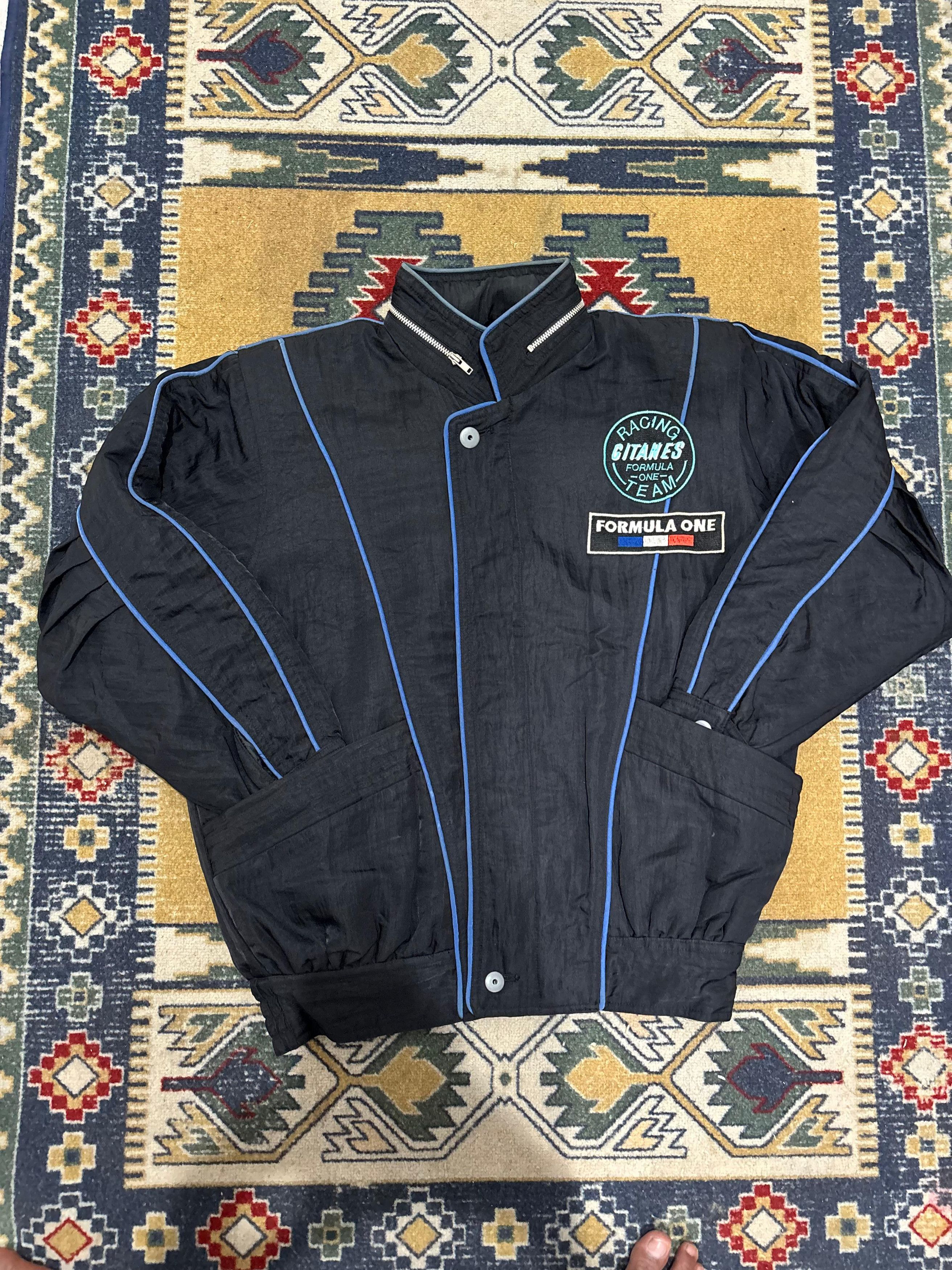 Vintage Vintage 90s Rare Gitanes Ligier Renault Formula One Size US M / EU 48-50 / 2 - 2 Thumbnail