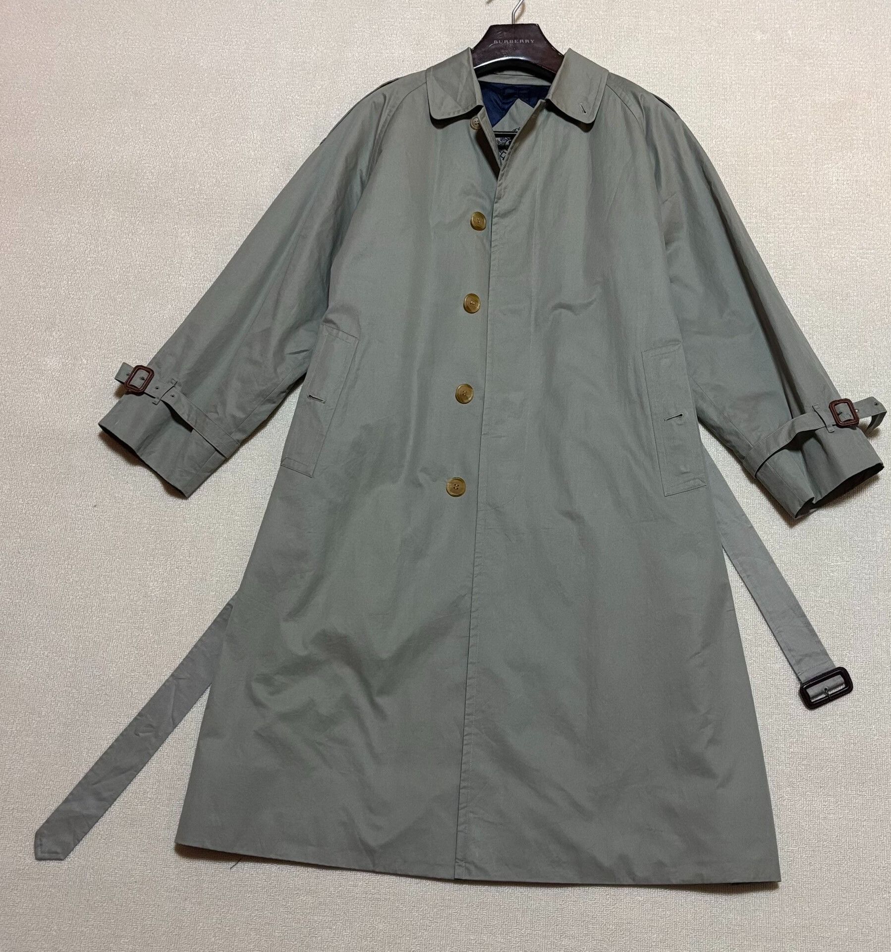 Burberry Burberry Vintage Men's Single-Breasted Trench Size US L / EU 52-54 / 3 - 1 Thumbnail