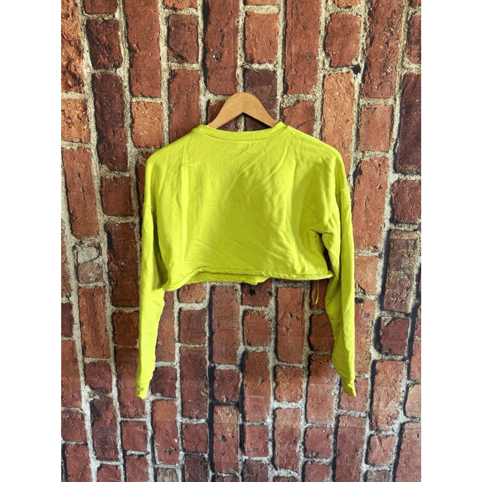 superdown Superdown Sweatshirt Womens Green Long Sleeve Pullover Cropped Size M Size M / US 6-8 / IT 42-44 - 2 Thumbnail