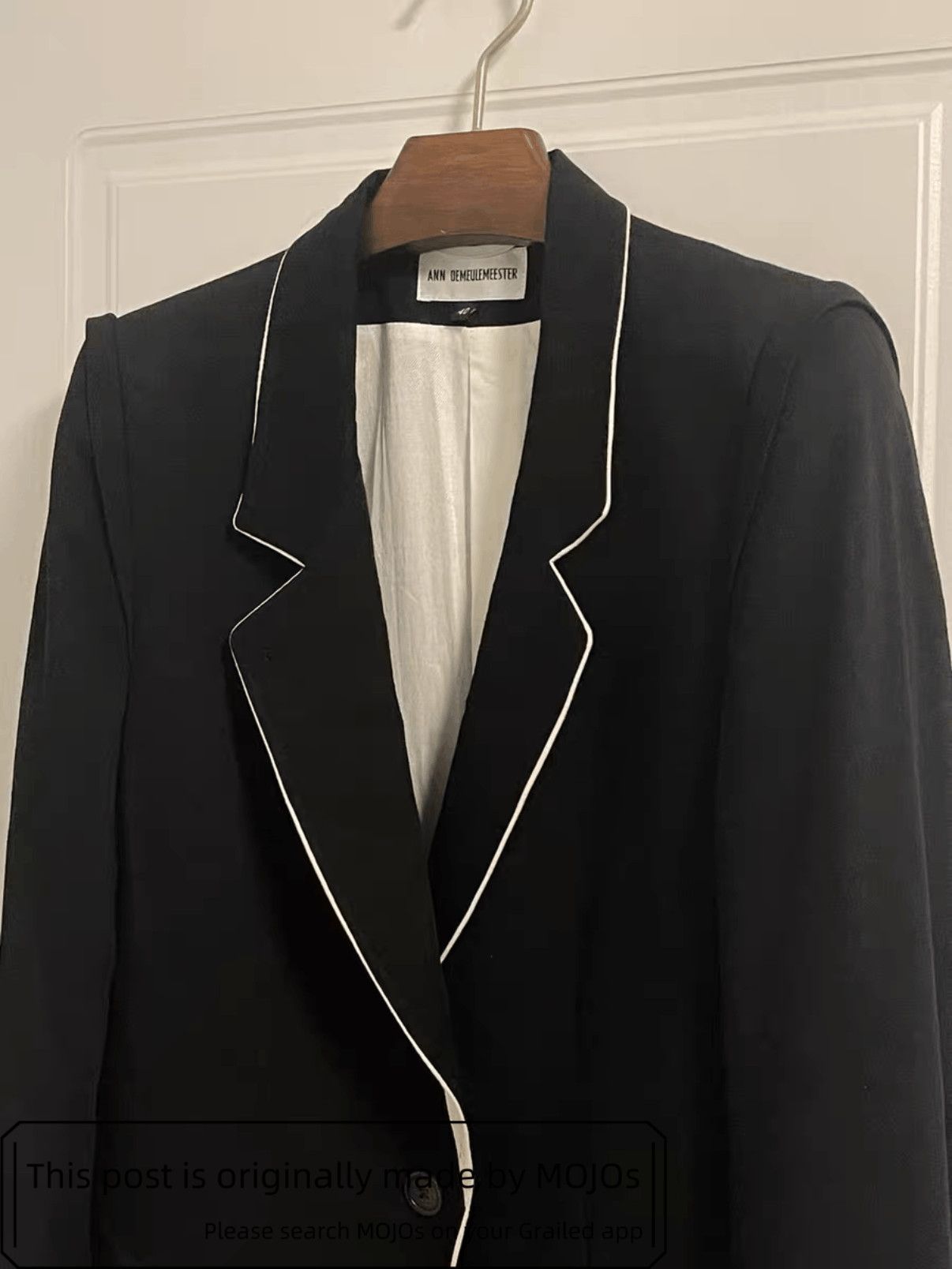 Ann Demeulemeester Sz 40 Ann Demeuleester 07SS College Blazer mojos144428 Size US S / EU 44-46 / 1 - 3 Thumbnail