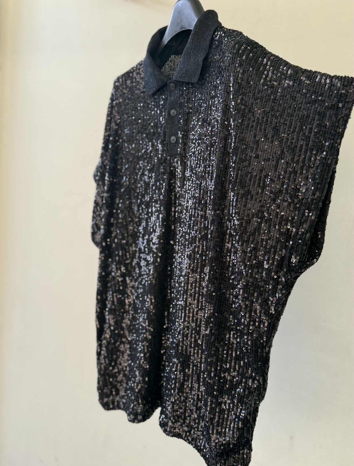 Saint Laurent Paris Saint Laurent Oversized Sequin Polo Size US L / EU 52-54 / 3 - 8 Thumbnail