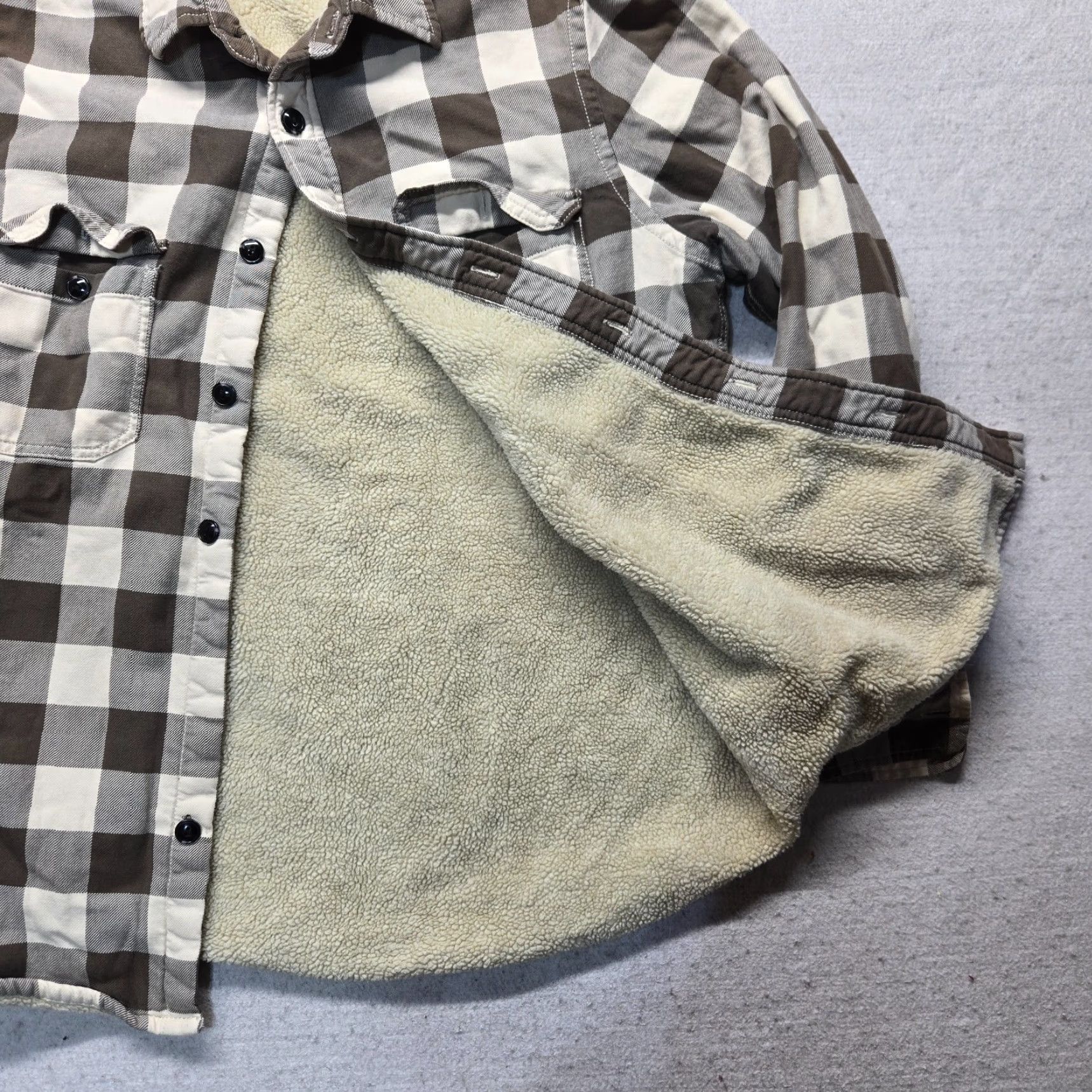 J.Crew VINTAGE J.CREW Jacket Shirt Men S Flannel Check Brown button Up Chec k Pattern 90s style Mens Size US S / EU 44-46 / 1 - 3 Thumbnail