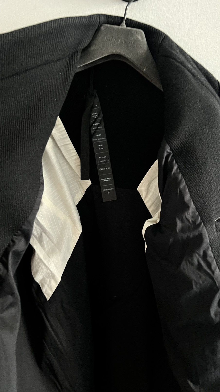 Boris Bidjan Saberi Boris Bidjan Saberi Wool coat Size S / US 4 / IT 40 - 10 Thumbnail