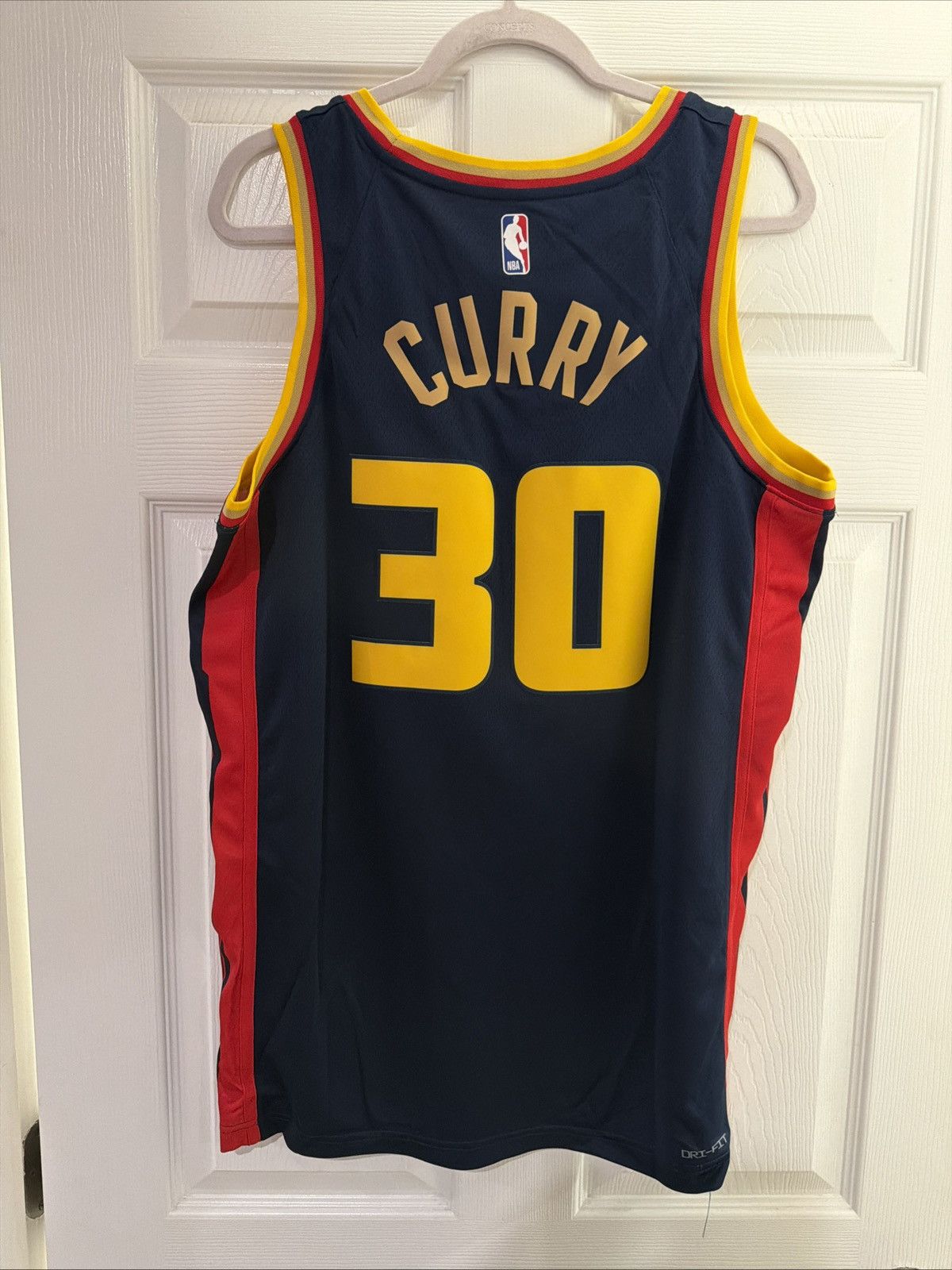 Nike Stephen Curry Golden State Warriors Nike Dri-Fit Jersey LG Size US L / EU 52-54 / 3 - 5 Thumbnail