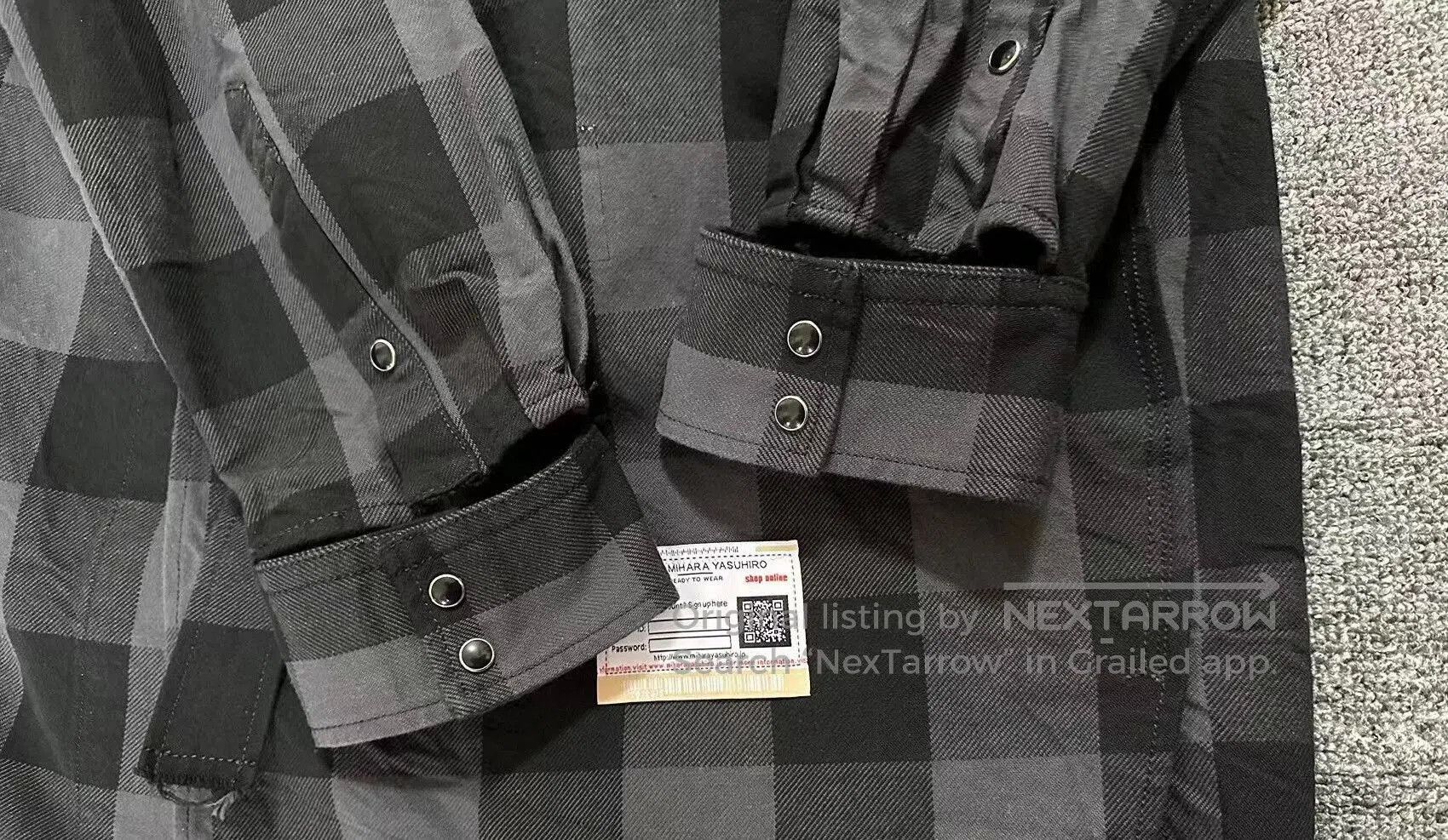 Maison MIHARA YASUHIRO Maison MIHARA YASUHIRO Black Shirt Jacket. Size US S / EU 44-46 / 1 - 4 Thumbnail