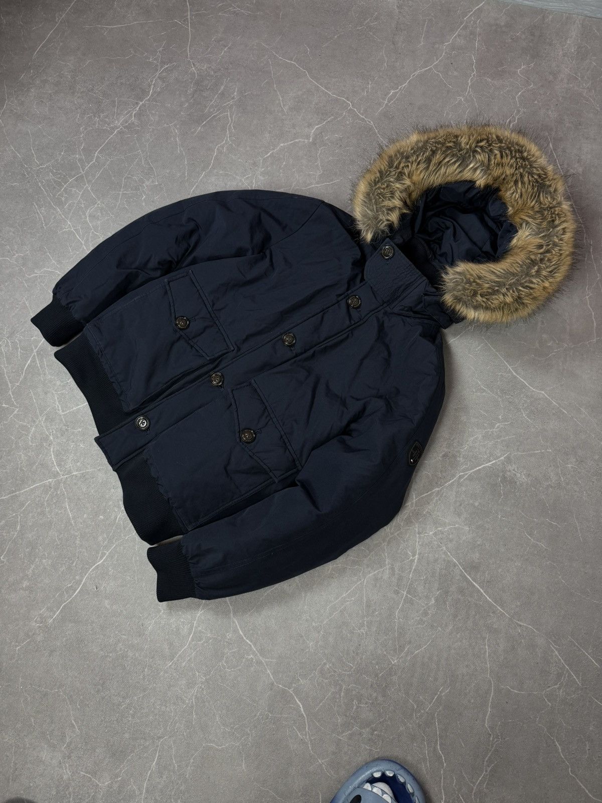 Tommy Hilfiger Tommy Hilfiger Bomber Down Jacket Alaska Marineblau Size S Size US S / EU 44-46 / 1 - 1 Thumbnail