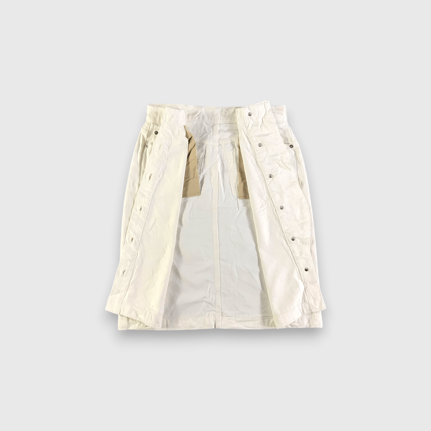GU × Japanese Brand × Kim Jones Vintage Light Wash GU Kim Jones Skirt-J4069 Size 28" / US 6 / IT 42 - 2 Thumbnail