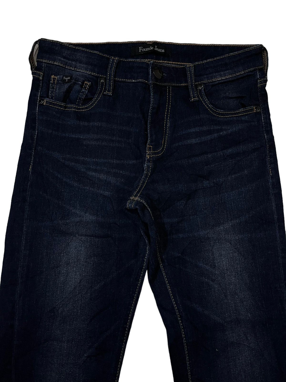 Japanese Brand Founde Jeans Slim Fits Cropped Jeans Size 30" / US 8 / IT 44 - 3 Thumbnail