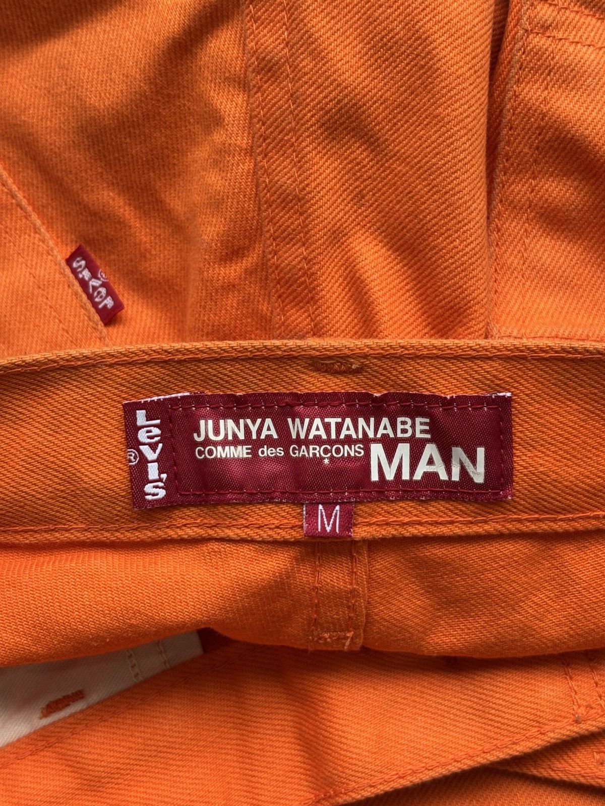 Junya Watanabe SS02 Poem Runway Orange Bootcut Jeans Size US 30 / EU 46 - 7 Thumbnail