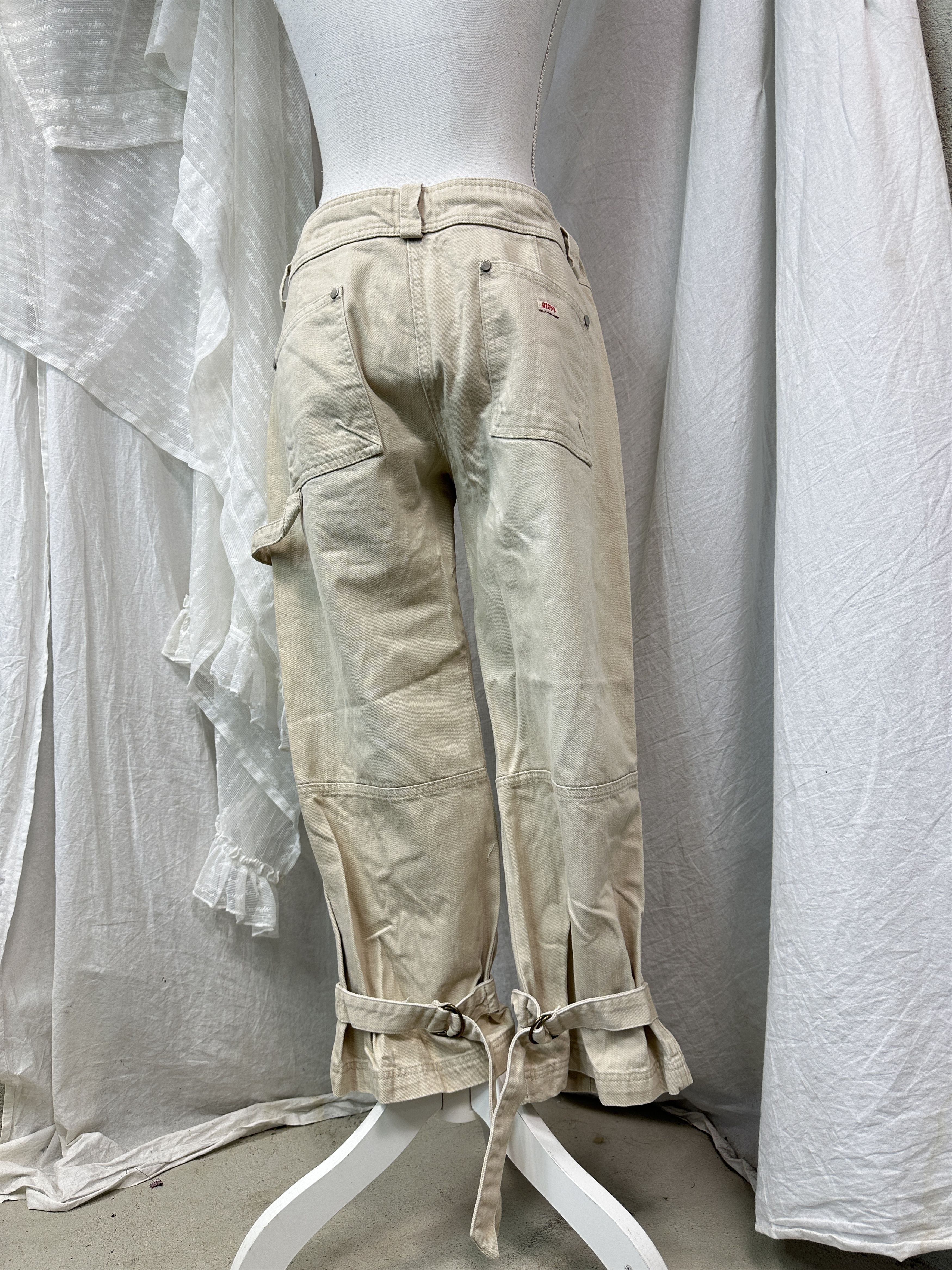 Miss Sixty Vintage Avant Garde Capri Miss Sixty Belted Pants 00s Size 30" / US 8 / IT 44 - 1 Thumbnail