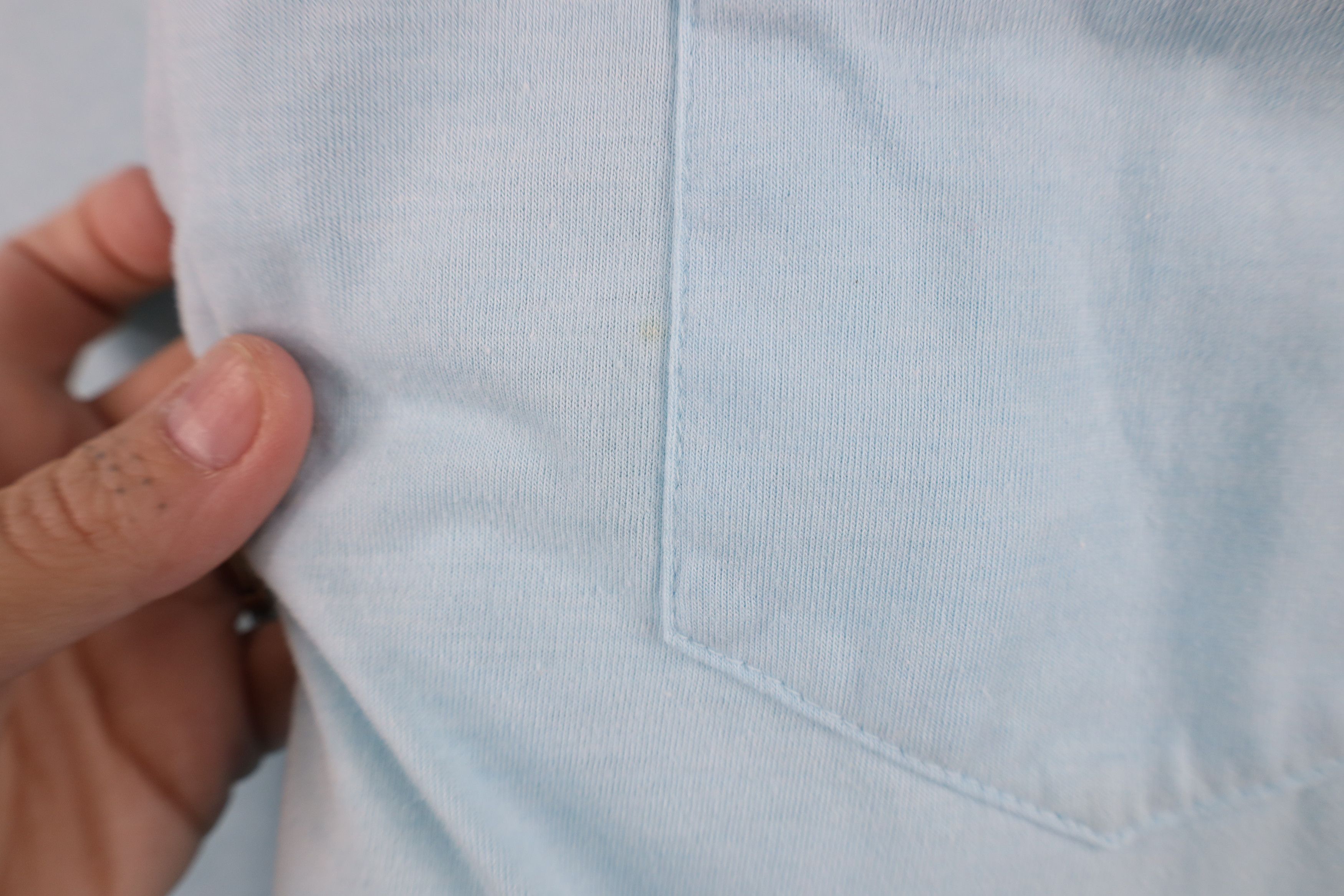 Vintage Vintage 70s Streetwear Collared Polo Shirt Carolina Blue Size US L / EU 52-54 / 3 - 5 Thumbnail