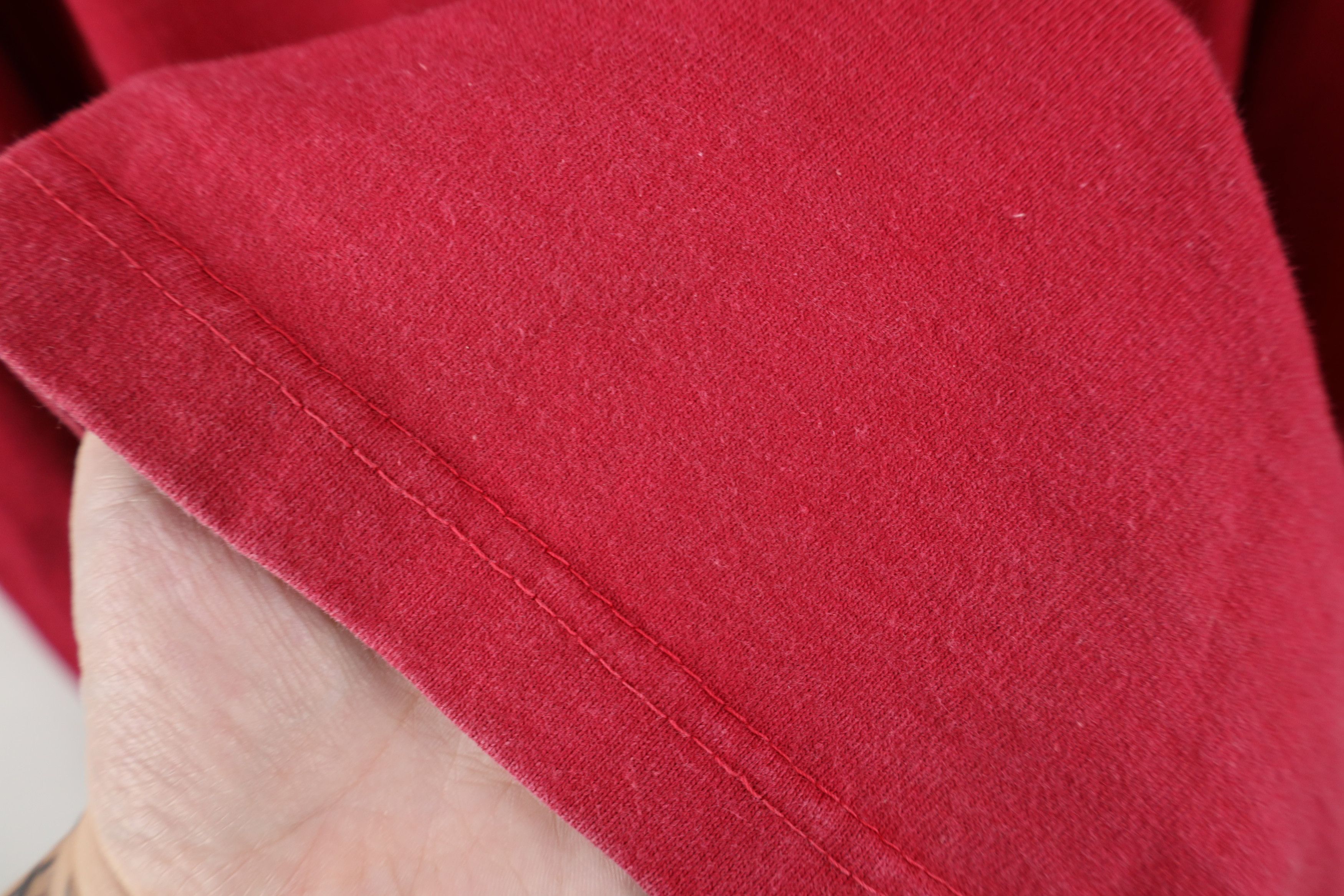 Vintage Vintage 90s Utah Jupiter Bowl Long Sleeve T-Shirt Red USA Size US XL / EU 56 / 4 - 12 Thumbnail