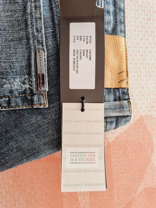 Armani Exchange Armani Exchange J57 Straight Jambore Droite 8S/C Size 30" / US 8 / IT 44 - 8 Thumbnail