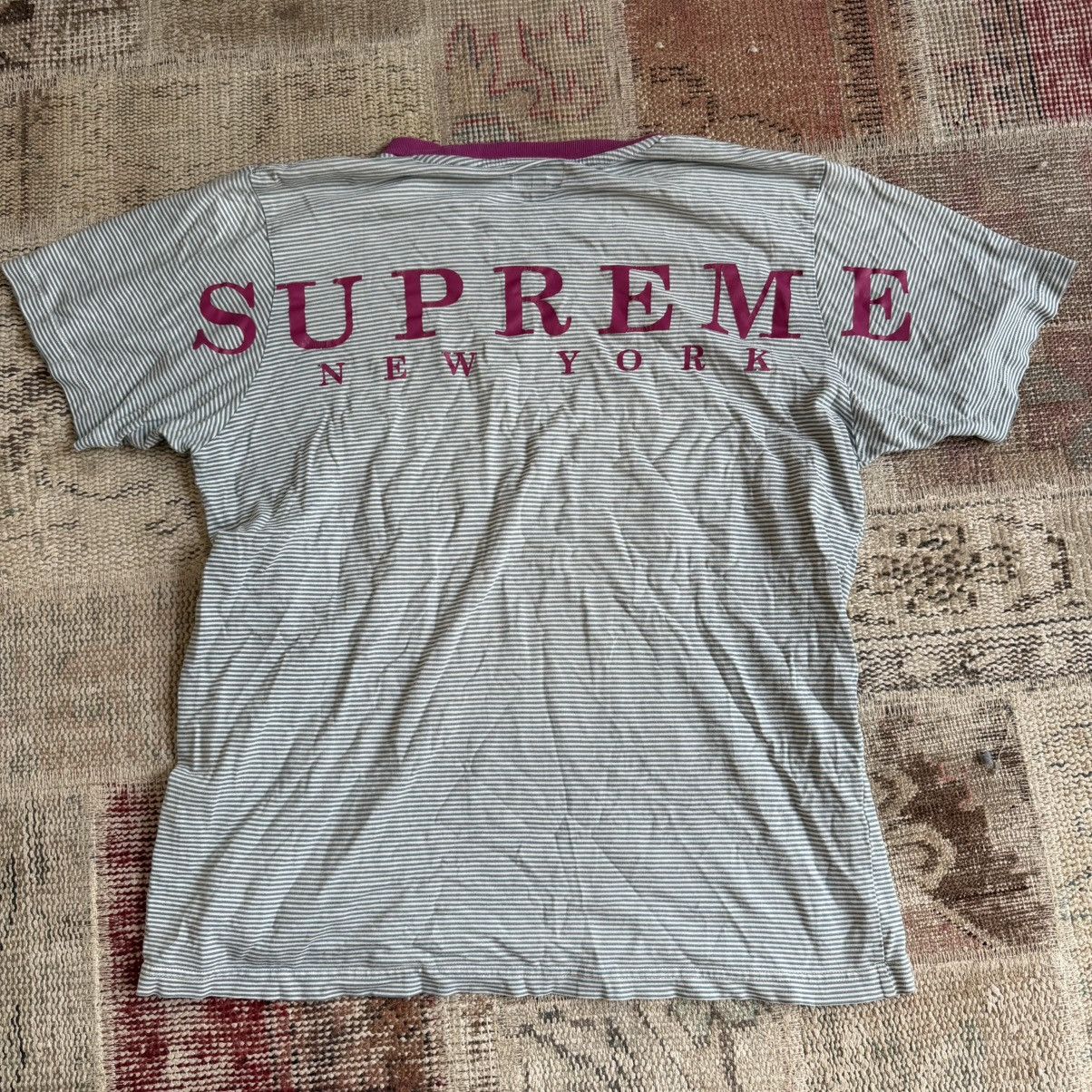 Supreme Supreme Striped T Shirt Size US L / EU 52-54 / 3 - 1 Thumbnail