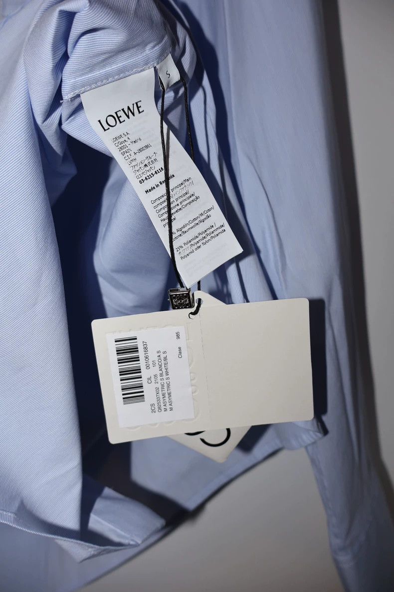 Loewe LOEWE Blue and white stitching shirt Size S / US 4 / IT 40 - 6 Thumbnail