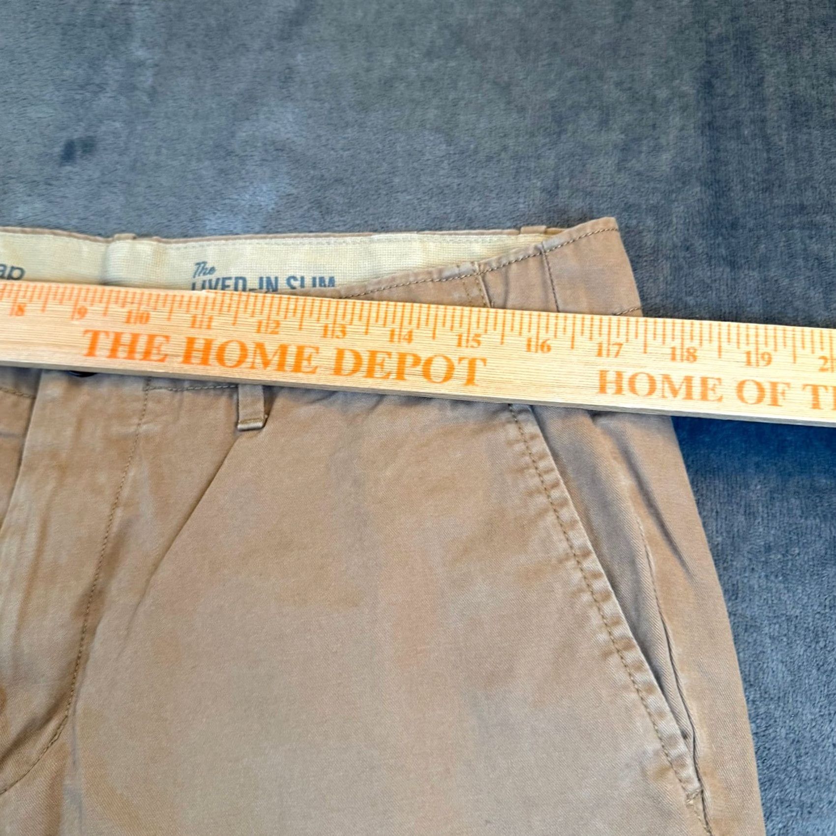 Gap GAP The Lived In Slim Khaki Chinos Pants Mens W34 L32 Casual Workwear Size US 34 / EU 50 - 6 Thumbnail