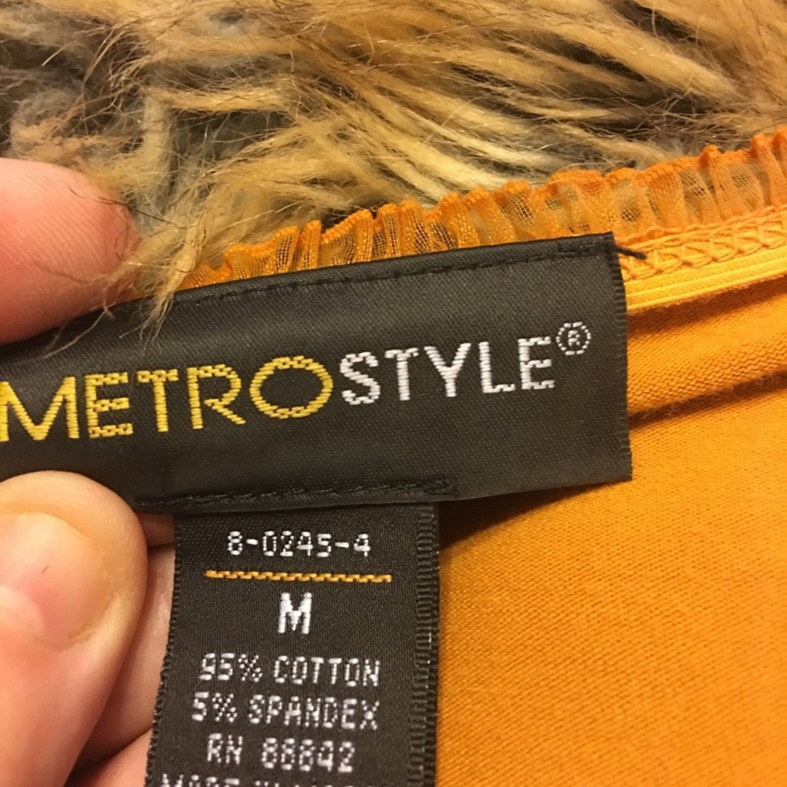 Other Metro Style dark mustard long sleeve ribbon top M Size M / US 6-8 / IT 42-44 - 5 Thumbnail