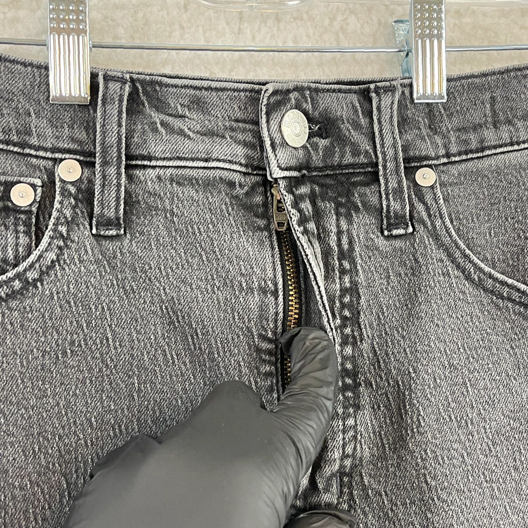 Madewell Madewell Black Denim The Perfect Vintage Jeans Womens High-Rise Casual Size 27 Size 27" / US 4 / IT 40 - 5 Thumbnail
