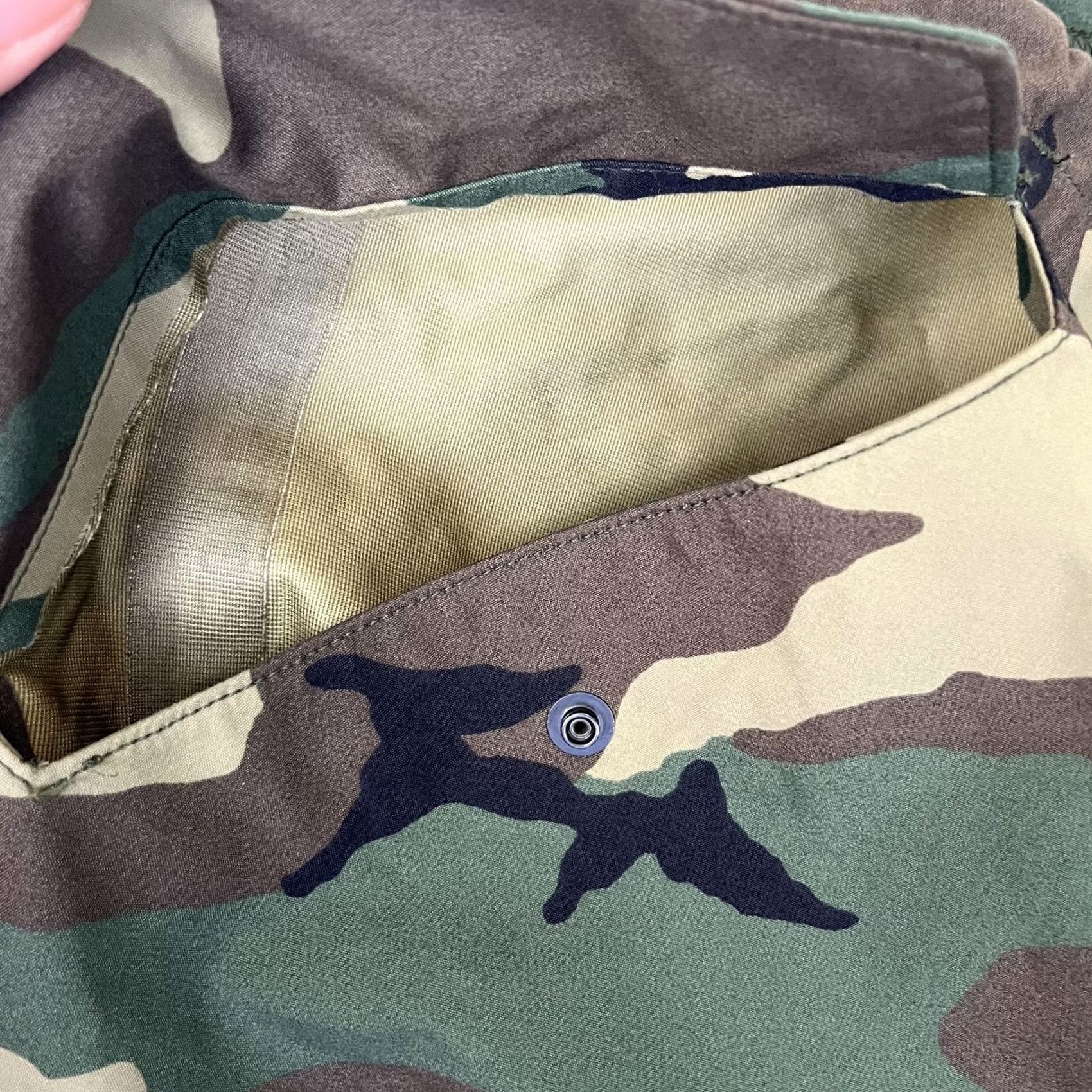Vintage Federal Prison Industries Snow Pants Mens 34x32 Camouflage ECWCS Cold Weather Woodland Size US 34 / EU 50 - 3 Thumbnail