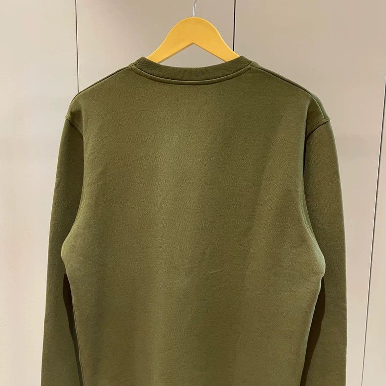 Loewe LOEWE New signature logo round neck hoodie in dark green Size XS / US 0-2 / IT 36-38 - 5 Thumbnail
