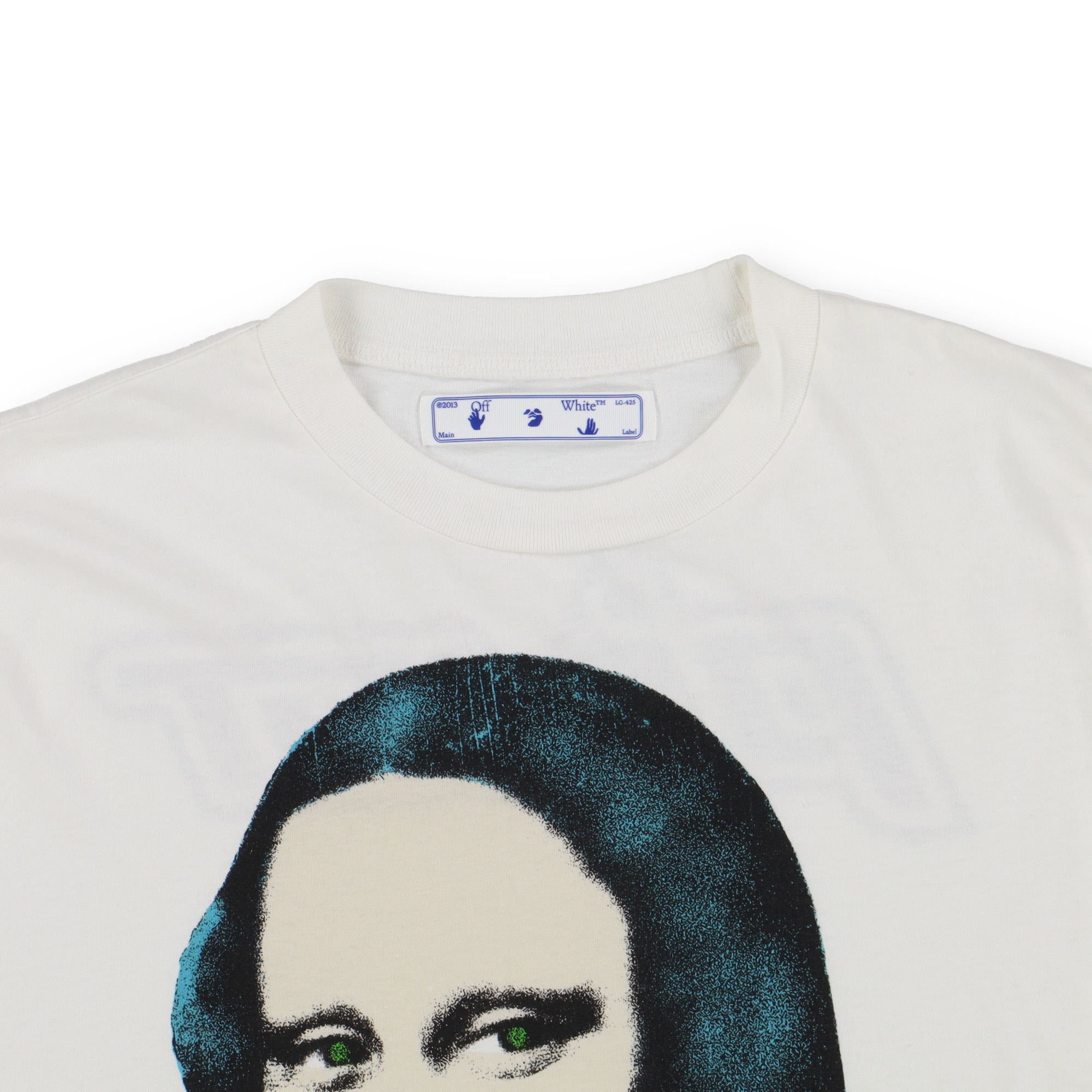 Off-White White Mona Lisa Pivot Oversized T-Shirt Size XS / US 0-2 / IT 36-38 - 7 Thumbnail
