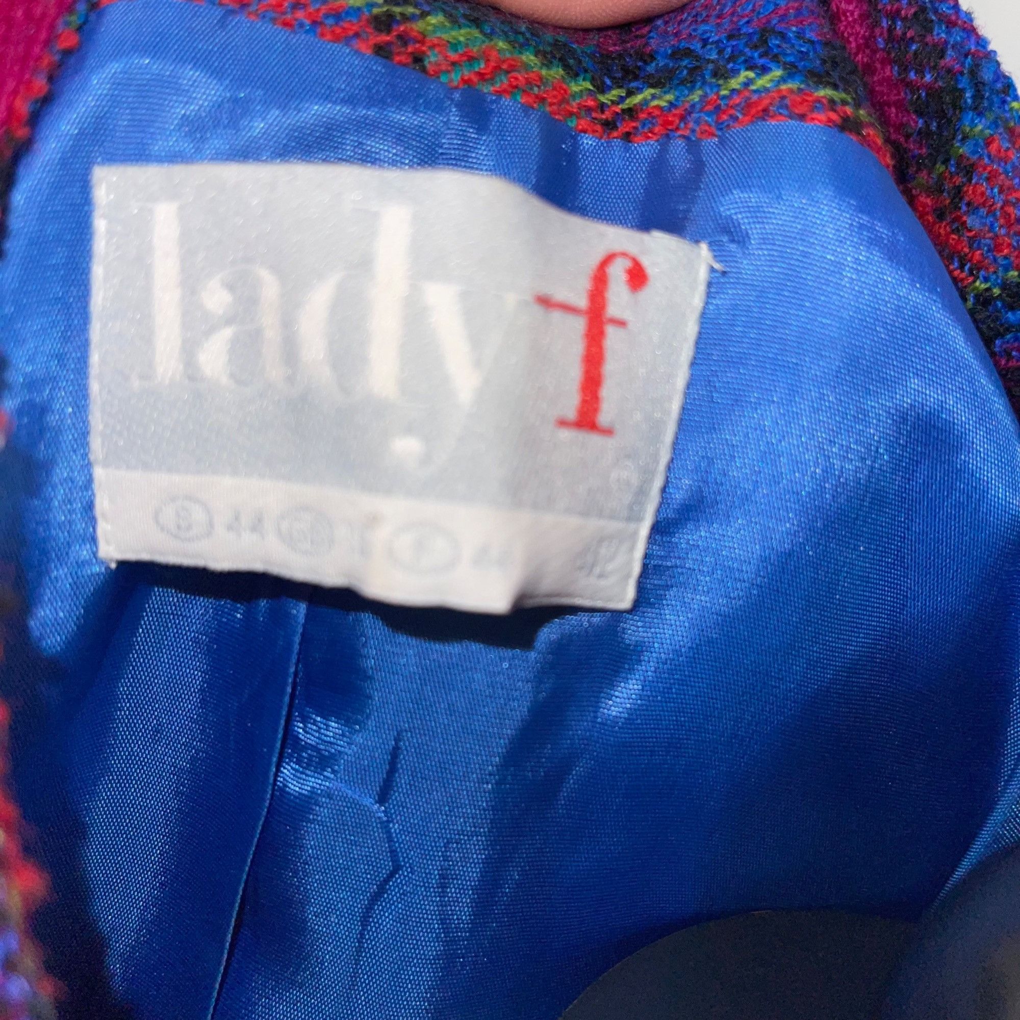 Vintage Lady F Vintage Womens Jacket Skirt Suit Size Large Size ONE SIZE - 5 Thumbnail