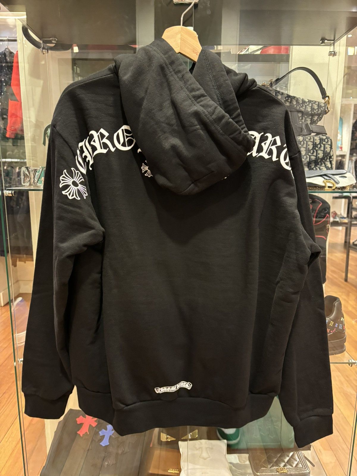 Chrome Hearts Chrome Hearts T Bar Hoodie Black Size US L / EU 52-54 / 3 - 2 Thumbnail