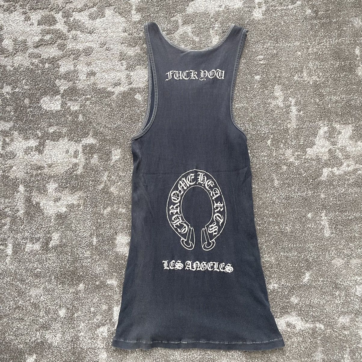 Chrome Hearts × Vintage Chrome Hearts Vintage LA Cross Horseshoe Tank Top Size M / US 6-8 / IT 42-44 - 1 Thumbnail