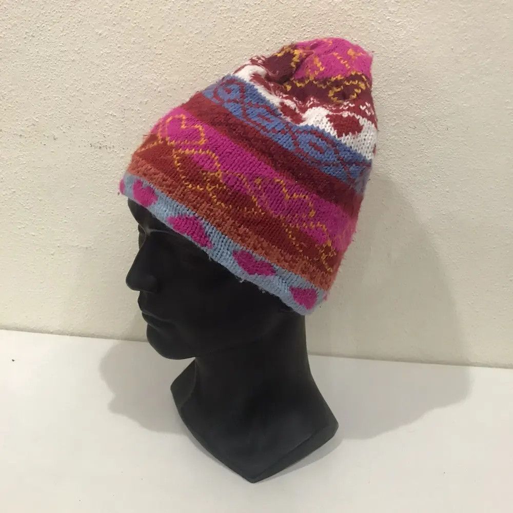 Japanese Brand × Vintage Japanese Brand Fullprint Beanie Hat Size ONE SIZE - 3 Thumbnail