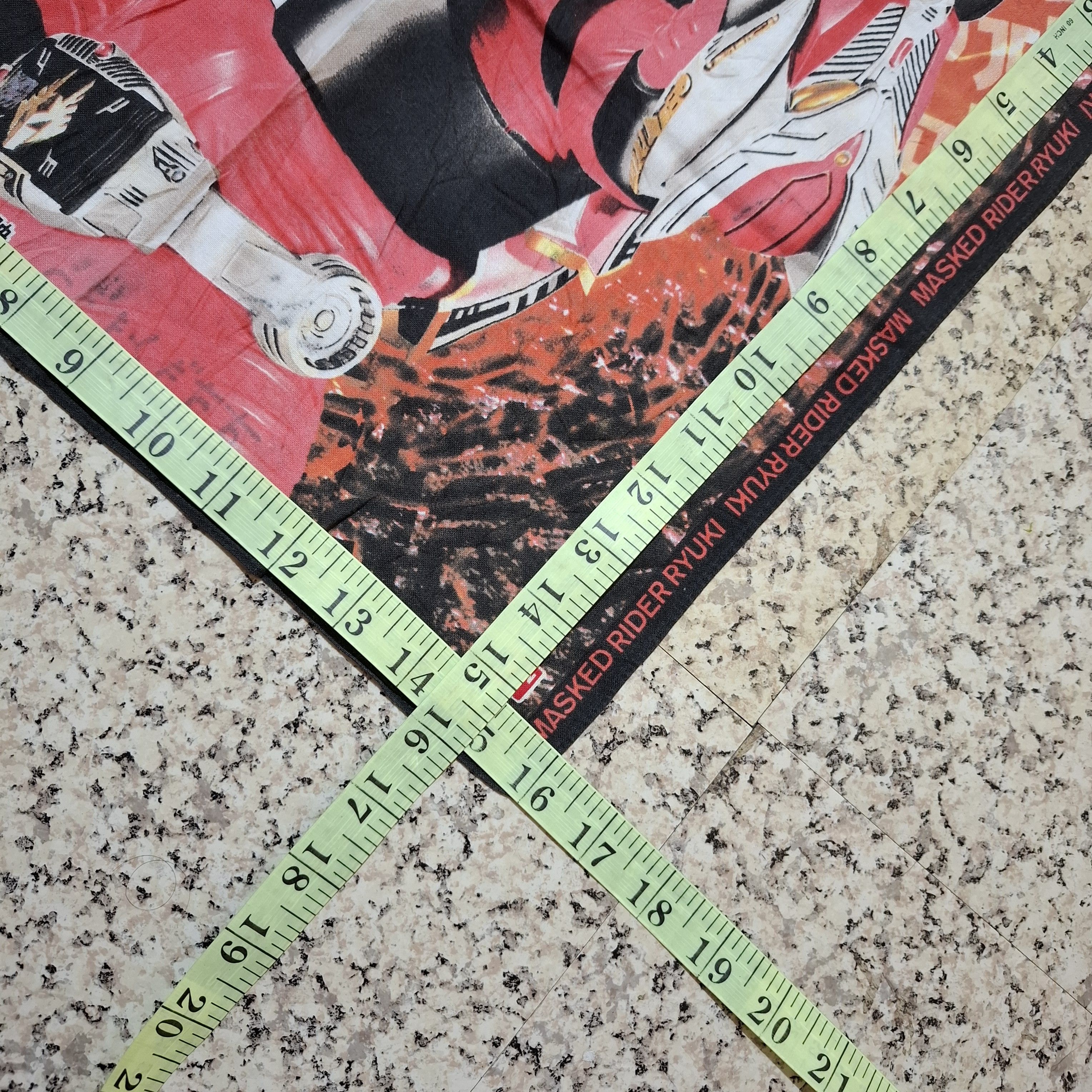 Other VERY RARE Vintage 2002 Masked Kamen Rider Ryuki Handkerchief Size ONE SIZE - 11 Thumbnail