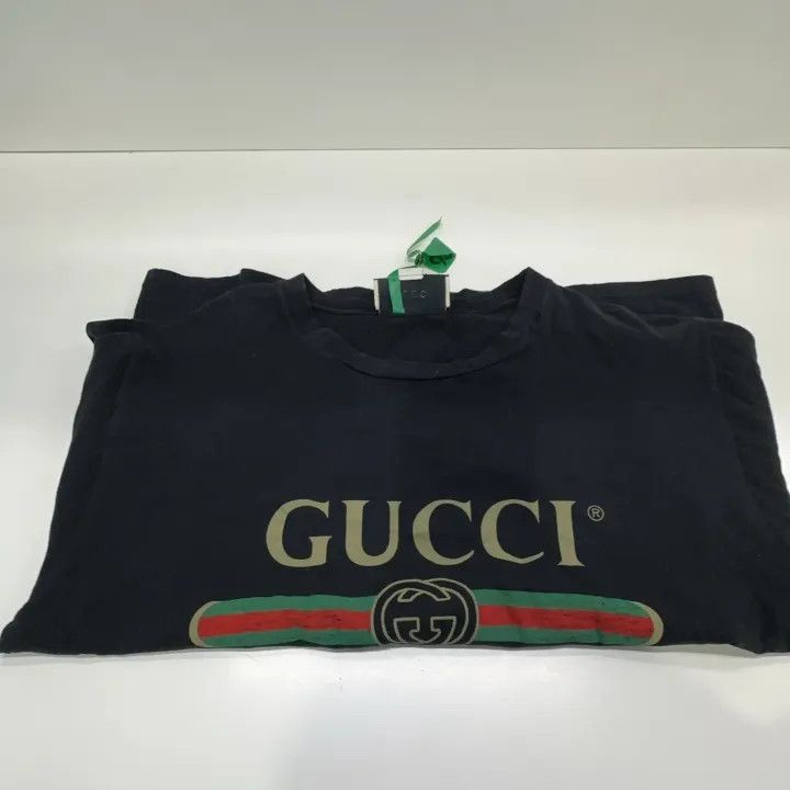 Gucci Gucci Oversized Logo Print Short Sleeve T-shirt-2507 Size M / US 6-8 / IT 42-44 - 3 Thumbnail