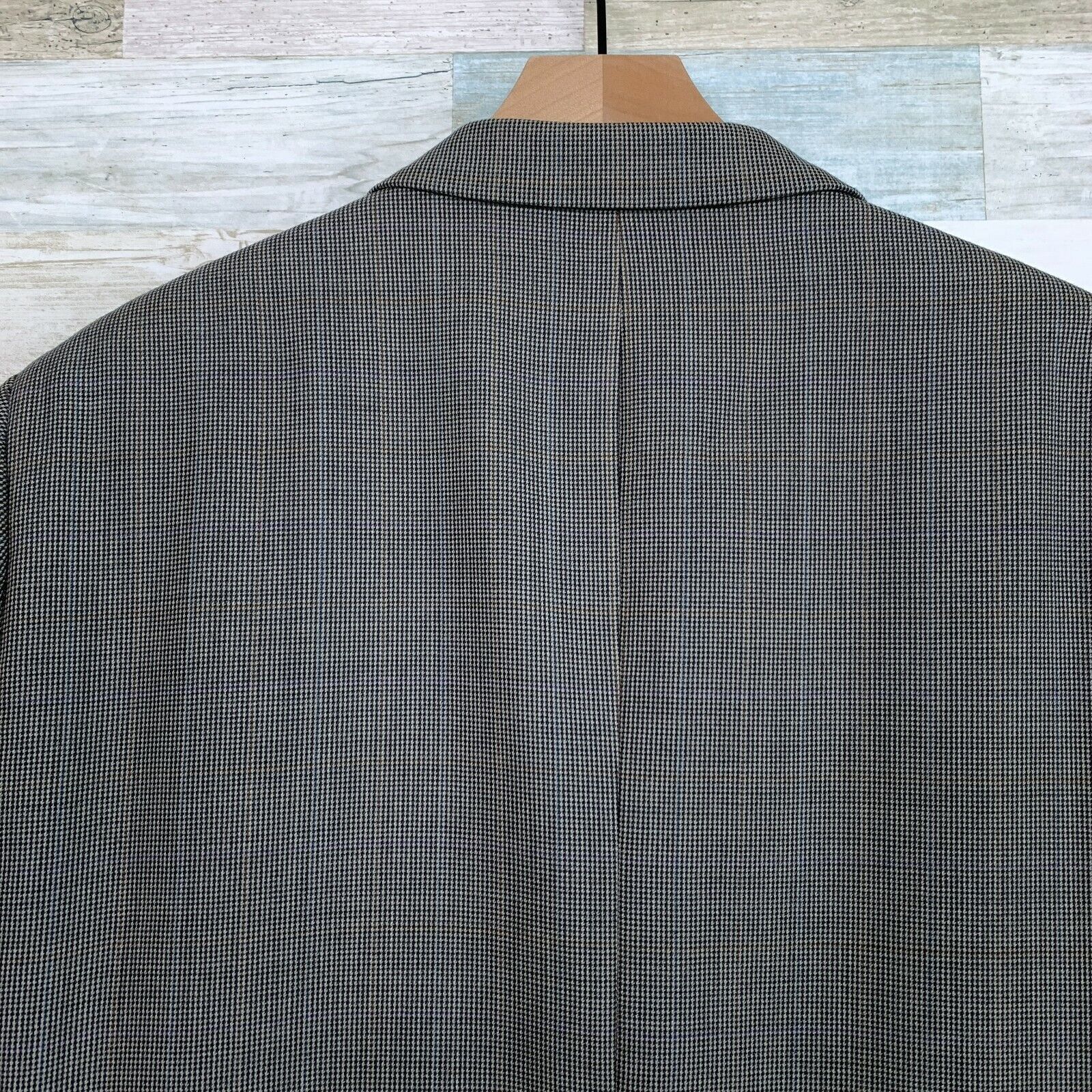 Pronto Uomo Pronto Uomo Platinum Wool Sport Coat Gray Nailshead 46L Size 46L - 5 Thumbnail