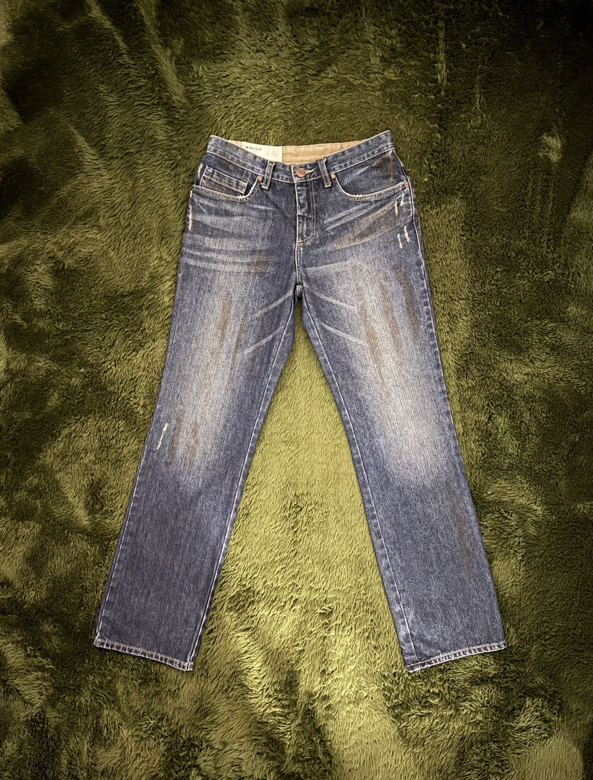 Oakley [W30/L32] Oakley Japan Splatter Pattern Washed Denim Pants Size US 30 / EU 46 - 7 Thumbnail