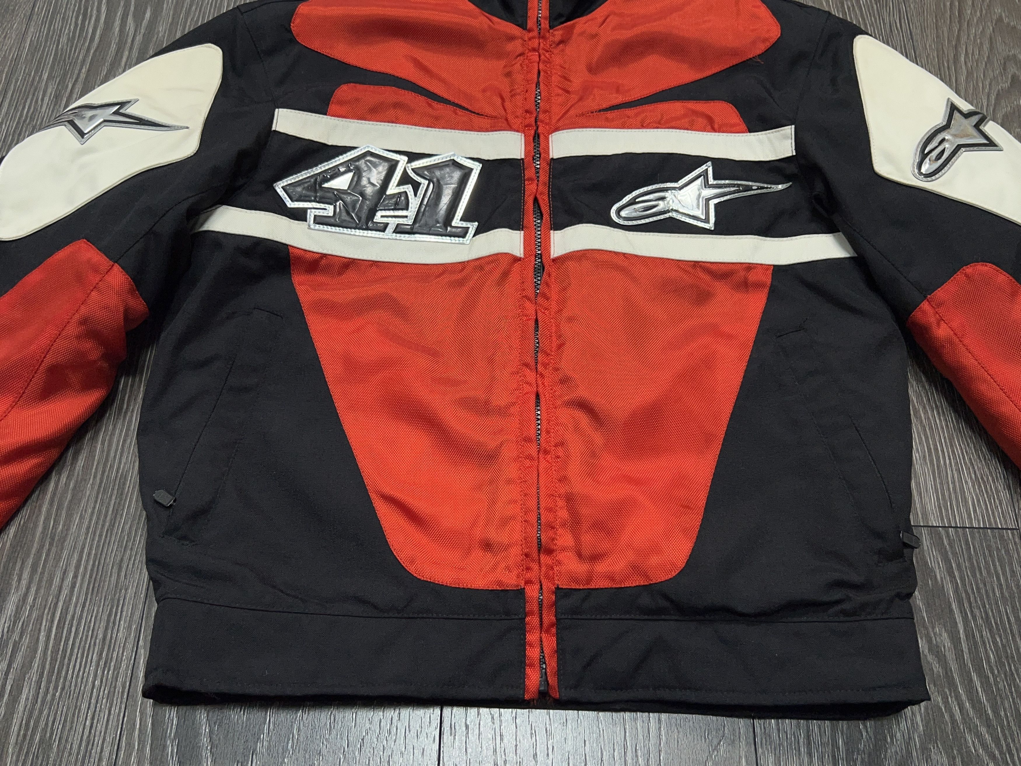 Vintage Alpinestars #41 Troy Lee Designs Racing Mototcycle Jacket Size US S / EU 44-46 / 1 - 2 Thumbnail