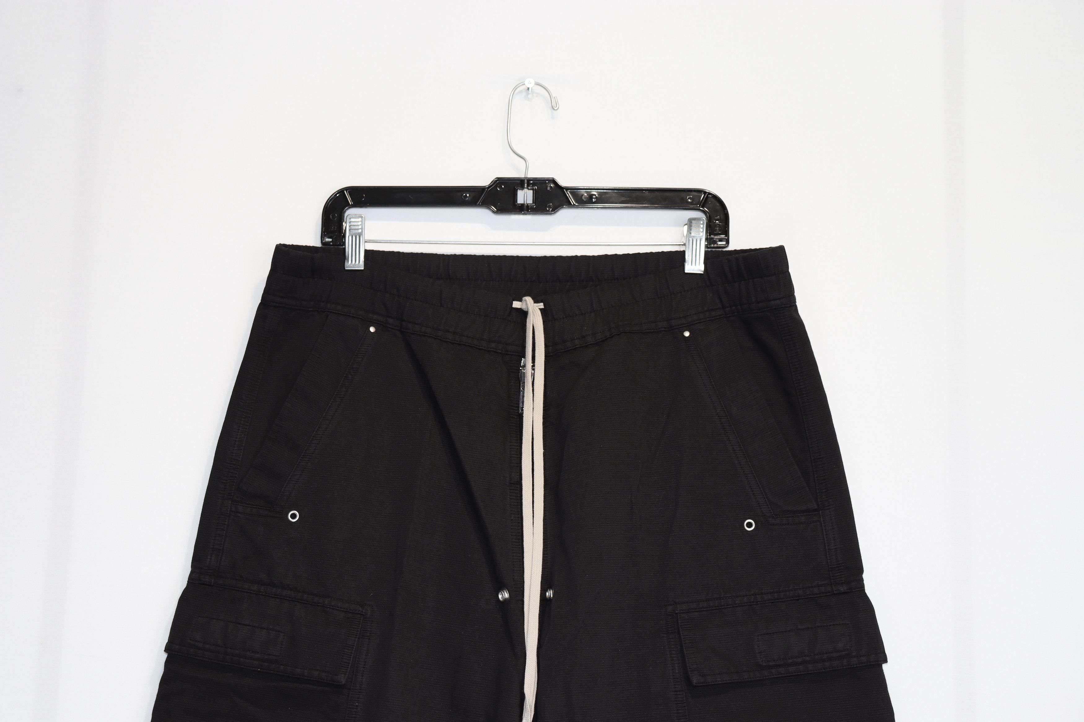 Rick Owens o1rshd1 Double Cargo Jumbo Belas in Black Size US 34 / EU 50 - 6 Thumbnail